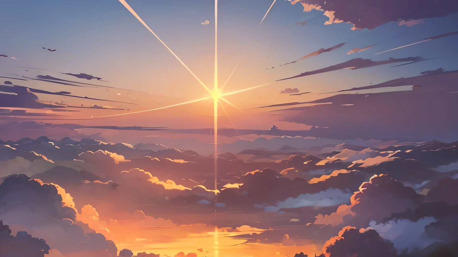 Grande Sol, paisagem, Luz Divina, Paradise