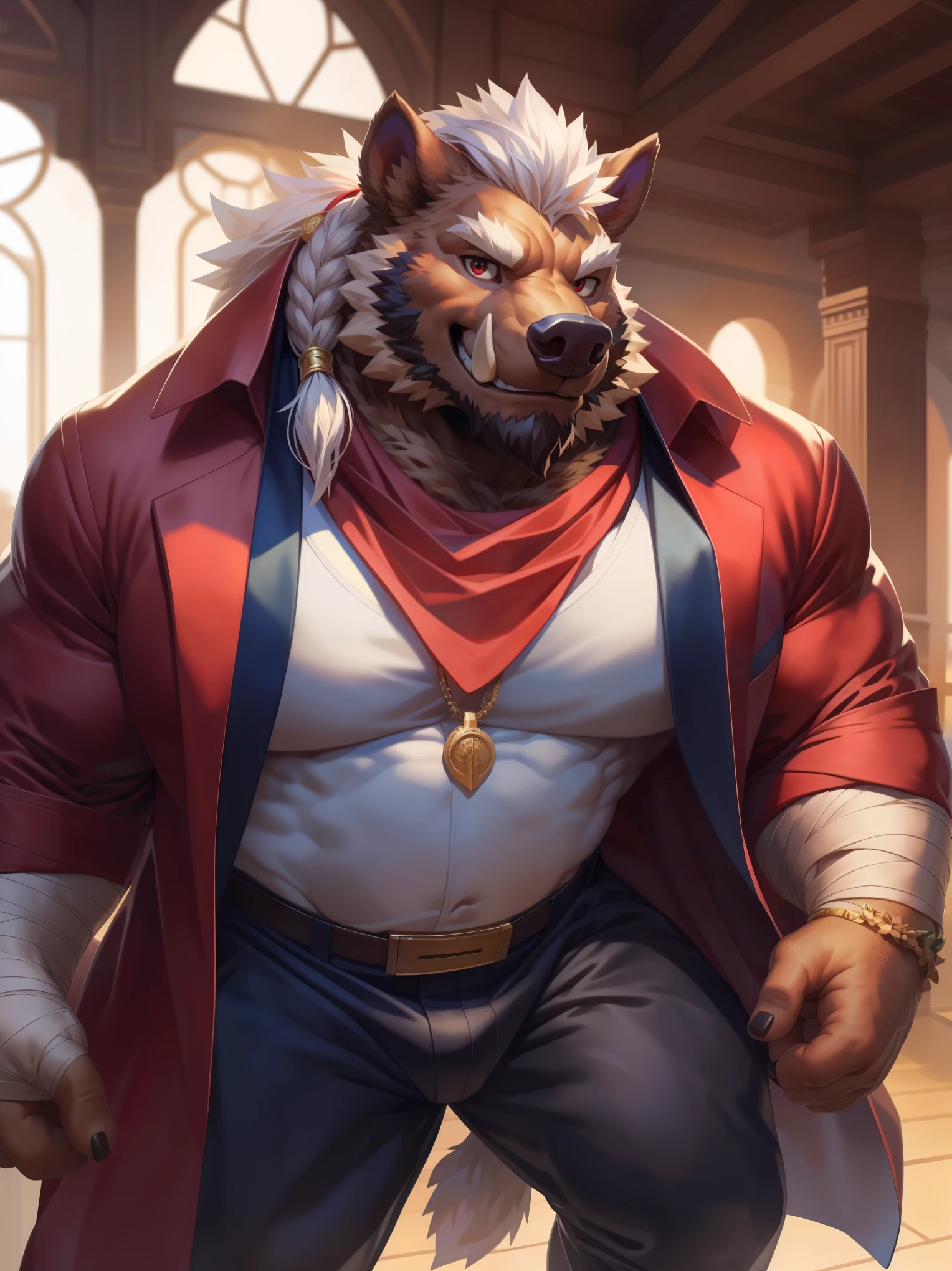 (by Darkgem, by Oouna, by honovy, By TheBigSlick, By phinnherz), male,Very strong but very craving in face old beast (disney), verg light, solo, daddy, BREAK, Very hair chest, front view, tongue in mouth, open clothing, , fancy, bottomwear, muscular, horn,one tail, verg lion tail, cathedral, moonlight, night, Kiss ,beast in teeth, bulge, huge cock, big penis, Cum, verg holding pink_penetrating, eyes brown, fur brown