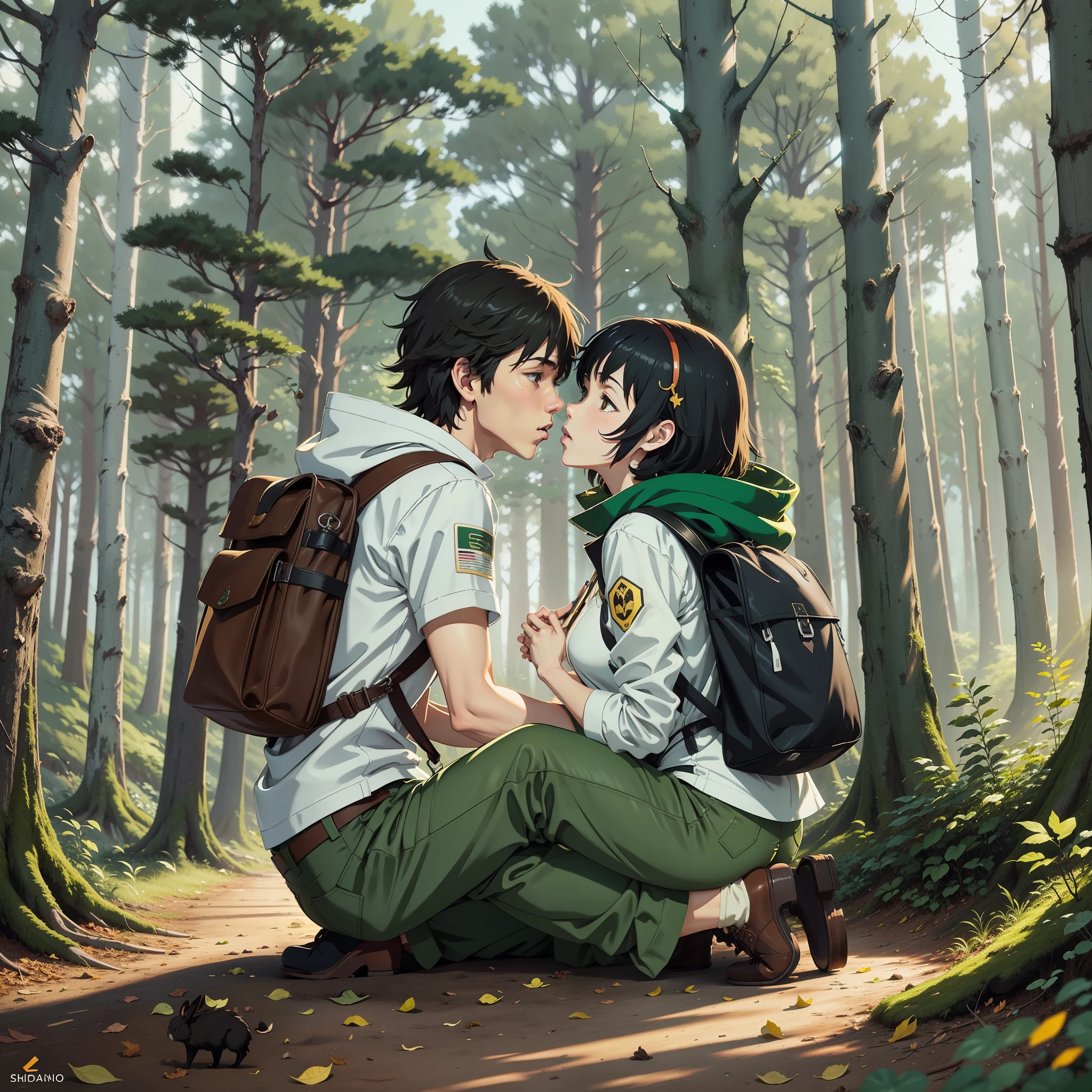 adolescentes 15ans, in the forest , smoking cannabis, wet their panties with desire , Sex