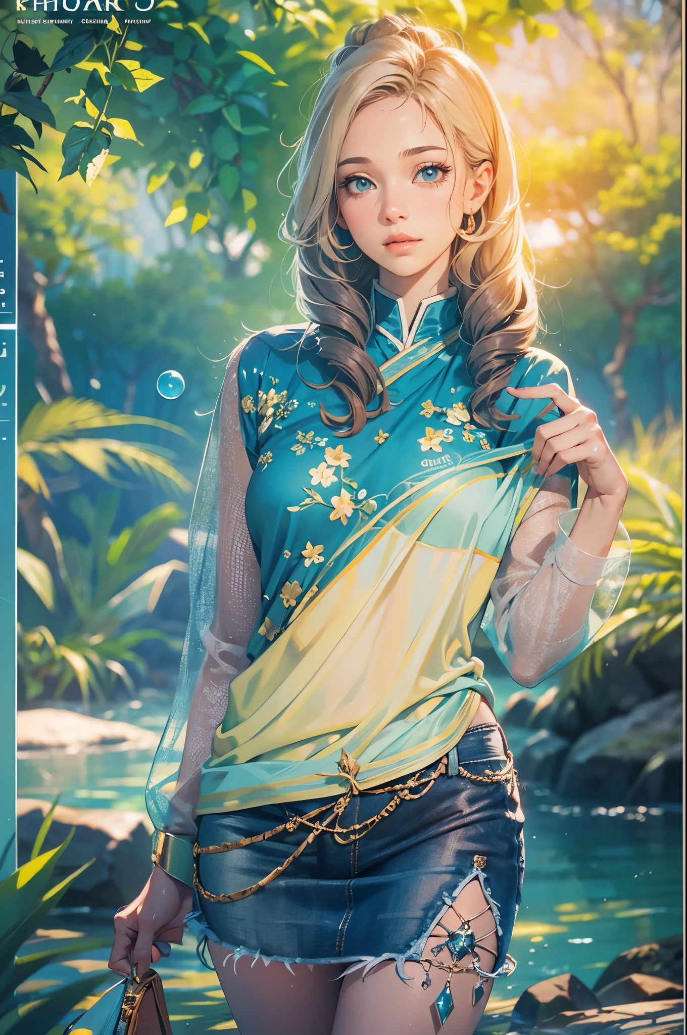  1girl, (3d sculpture，rendering by octane，volumettic light，Natural soft light，), (super delicate:1.2, lose focus:1.2, extremely colorful, Cinematic Lighting, Chiaroscuro,Ray Tracing), Masterpiece, super rich,super detailed,8k, 3ddianshang\(style\)