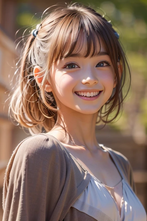 Top quality, realistic, 8K, high resolution, full color, girl, ((Japanese)), (1 person), (5 female), ((smile))