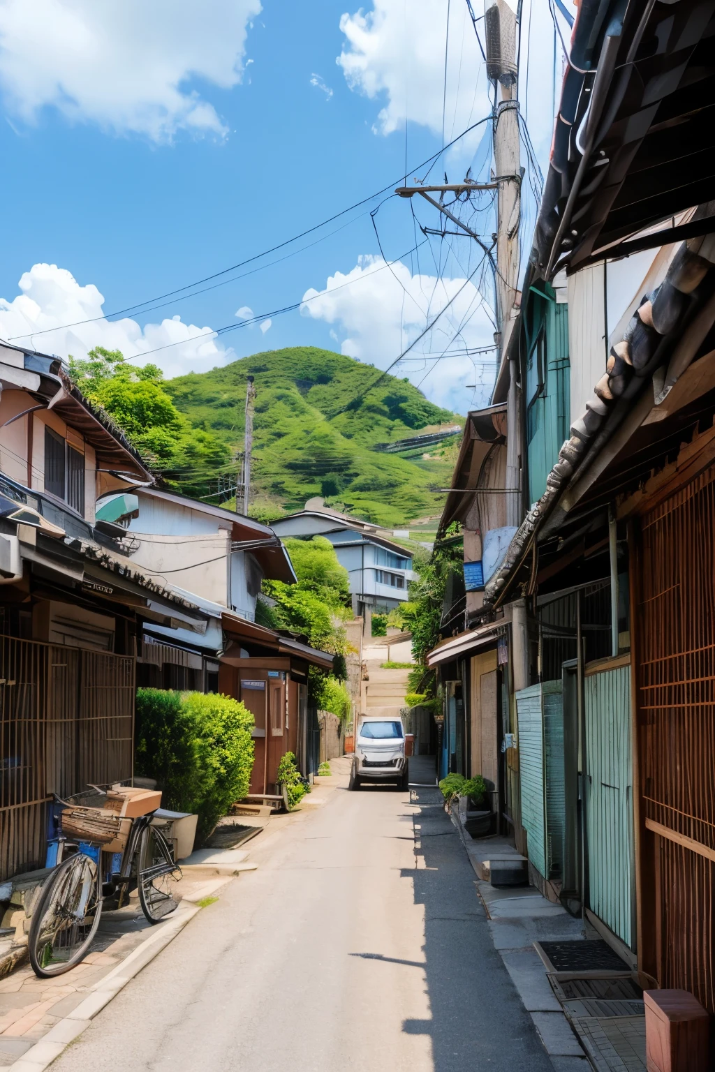 Summer scenery of Iso, Tsushima City, Nagasaki Prefecture