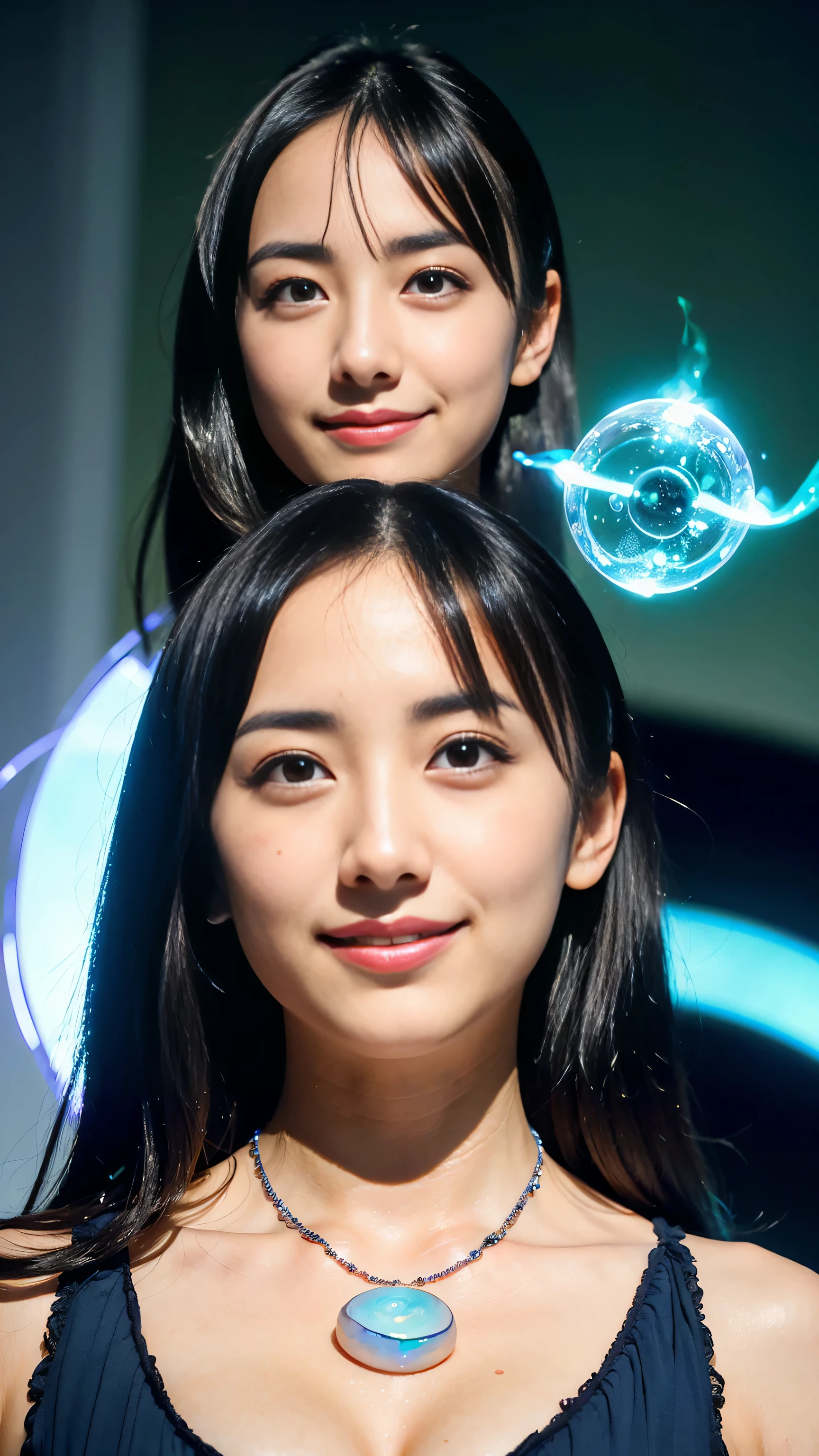 (one beautiful age italian girl:1.6),incredibly spectacular scene,((micro bikini)), ((high quality)), ((become familiar with)), ((fantasy)), blue plasma brain, green plasma body, Vulgarity, beautiful breasts, obscene, (despicable笑face:1.2), rough, obscene, malicious, (despicable:1.2), (immoral:1.2), Lakish, (expression of ecstasy:1.2), realistic, official art, Unity 8K Wall ,(((emilia clarke:0.6) (emma watson:0.3),(jennifer connelly:0.4))), ( face:1.5), エレガントなface, 8K portrait, 最high quality, very high resolution, (incredibly beautiful nature background:1.6), (18-year-old:1.5), (sexy and glamorous:1.1), (coquettish expression:1.6), (smile seductively:1.6), (whole body), (erotic pose:1.6), (model pose:1.6), 美しい魅惑的なface, portrait, (thick eyebrows:1.4), (big scarlet eyes:1.2), Beautiful eyes with high bilateral symmetry, (highly detailed eyes:1.4), (high resolution blue eyes:1.1), 親密なface, (Super detailed skin texture:1.4), white skin, white skin, perfect anatomy, thin, (Beautiful toned body:1.5), hair ribbon, (moist skin:1.2), no makeup, (bear:1.1), excellent anatomy, Focus face, good looking, nice, sweet, (A delicately crafted necklace is wrapped around her neck..........), (Bioluminescence with a brilliant glow:1.4), (Shining magic circle:1.5), ruins of an ancient castle, Shining majestic clouds and sky, lightning, spectacular realistic, (greg latkowski:0.8), (teal and orange:0.4), (art station:1.5), cinematic, (nffsw:1.5), Hyper become familiar with, dramatic light, (intricate details:1.1), beautiful black hair, (She wears a detailed and very beautiful designed gauntlet decorated with jewels..:1.1),