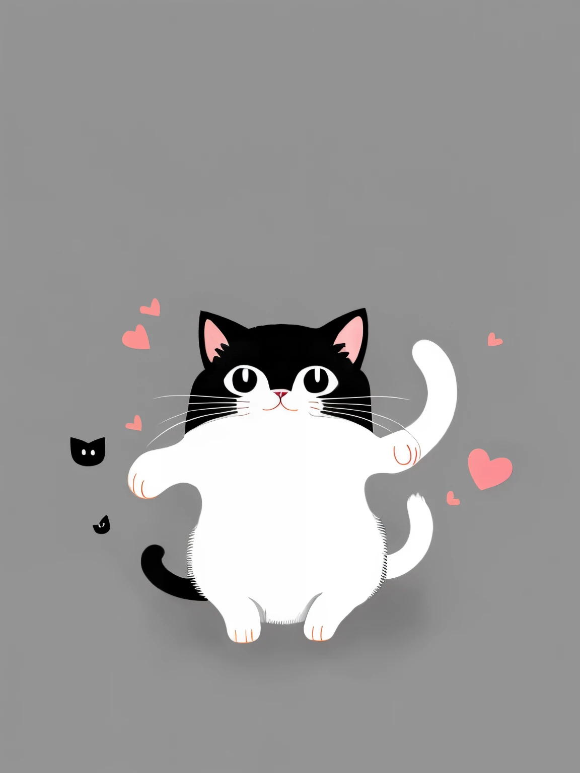 Draw the cutest and cutest cat, Draw me refreshingly