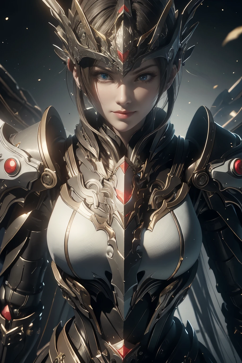 Game art，The best picture quality，Highest resolution，8K，(A bust photograph)，(Portrait)，(Head close-up:1.5)，(Rule of thirds)，Unreal Engine 5 rendering works， (The Girl of the Future)，(Female Warrior)， 
20岁少女，((Hunter))，An eye rich in detail，(Big breasts)，优雅高贵，冷漠，勇敢的，
（Medieval-style fur combat clothing，Glowing magic lines，Fur clothing with rich details），Medieval Lady Knight，Medieval ranger，
拍照姿势，简单背景，Movie lights，Ray tracing，Game CG，((3D Unreal Engine))，oc渲染反射纹