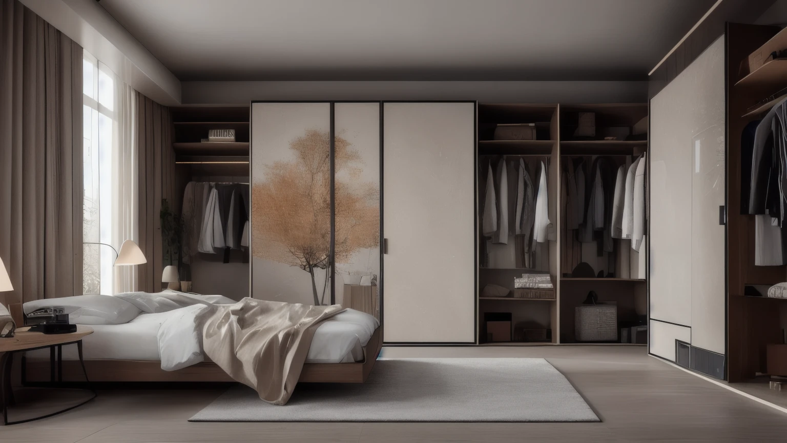 hyper ultra realistic photographs full body of isolated on white background A plain, ordinary wardrobe undergoes a magical transformation. What does its new appearance signify? ratio 16:9, 4k, 8k resolution, High quality photo, high detailed, imagesharp focus, Cinematic lighting,hyperdetailed & Unreal engine, detail, realism, photography,cinematography, camera NIKON, lens NIKKOR flagship, masterpiece. hyper-maximalism, ultradetailed photorealistic, light skin imperfections, final render, vray, photo, fashion