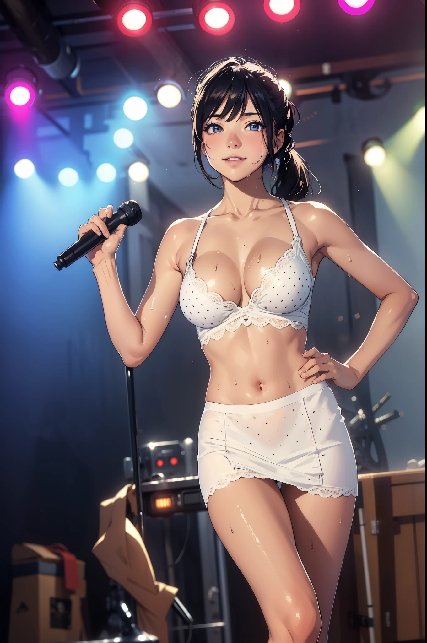 (masterpiece), (best quality), (ultra-detailed), (best illustration), (best shadow),
BREAK
girl, detailed eyes, sweat, steam, medium breast, nsfw, looking at viewer, light smile,