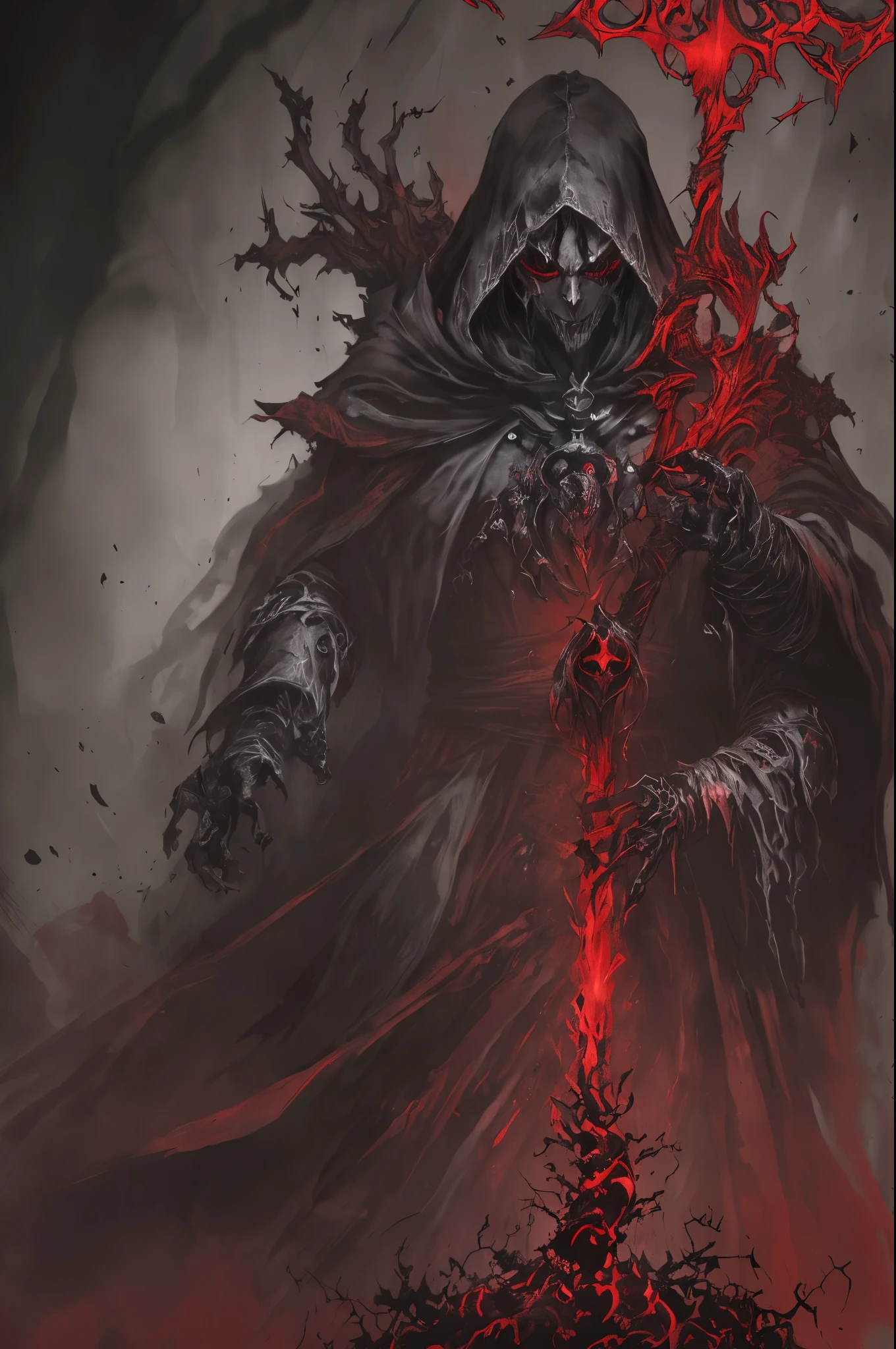 (ashenhard style:1.4), masterpiece, best quality, high quality,(a dark shapeless creature with a dark red glow and red eyes and surrounded by darkness:1.2), (in profile), (darkness:1.2), abstraction, abyssopelagic, award winning photography, Depth of Field, HDR, extremely detailed, trending on artstation, trending on CGsociety, Intricate, High Detail,