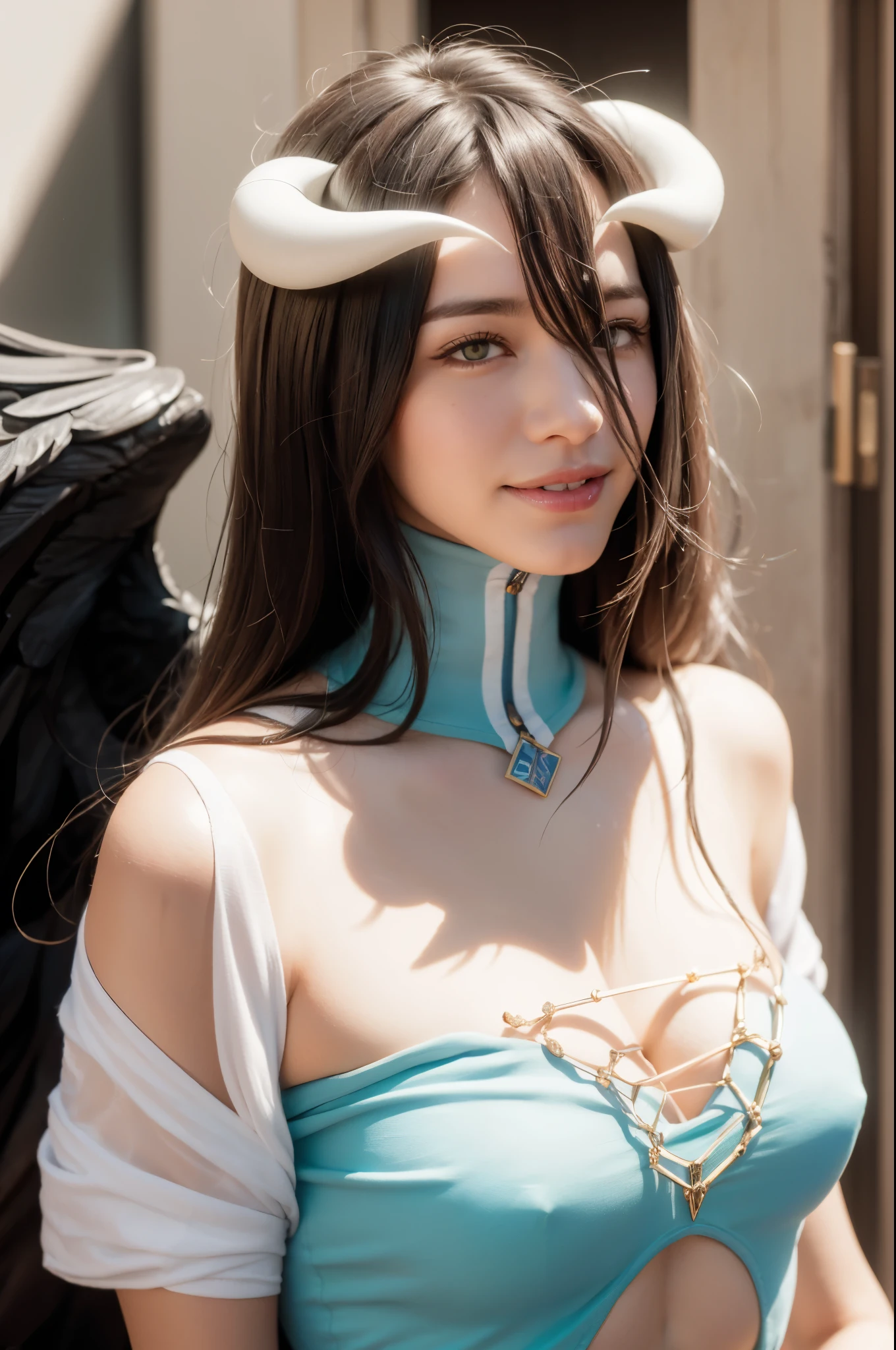 Albedo, ((master piece、alta qualidade、Super obra-prima、mais alta qualidade、Super high resolution、 8k, luz forte nos olhos、Lindos olhos azuis cobalto claros))、(fotorrealista:1.4)、((1 garota em、Sozinho、pele branca clara:1.4、ajoelhe-se arreganhada、desde cima、Look up at your audience、Close-up do rosto、imaculado、charmosa, linda、cabelo escuro、Corte de cabelo bob com franja linda、Hermoso cabelo longo、Super-modelo 190cm、peitos colossais:1.6))、(micro transparent swimsuit, micro calcinha rosa pequeno:1.9, langerir erotica trasparente super detalhada)、(Retrato de uma atriz muito bonita、estique suas orelhas、long neck)、(felicidade、alegria、jovial、Dentes bonitos、Belo alinhamento dos dentes)、(Chest between arms、mamas naturais, Chegue perto para enfatizar o belo decote)、olho detalhado、fundo simples 、long neck、franja reta、eyelash、hermosos olhos delicados、The face of the golden ratio、golden ratio body、(Qualidade de imagem 8K、mais alta qualidade、master piece:1.6)、Ultra-detalhado、ultra resolution、(realista、Rialistic Photo:1.37)、portar、high definition RAW color photography、fotografia profissional、Muito detalhado e lindo、Detalhe、Papel de parede 8k、Incrivelmente detalhado、tamanho do arquivo enorme、arte oficial、Highly detailed CG Unity 8k wallpapers、Linda garota muito detalhada、Rosto extra detalhado、olho extremamente detalhado、Pele altamente detalhada、Dedos extremamente detalhados、nariz altamente detalhado、Boca detalhada muito detalhada、Anatomia perfeita、fundo detalhado、1 garota、(linda 28 anos:1.2)、garotas fofas、corpo realista、curto、pele branca、pele listrada、corpo magro、Corpo bonito、cabelo escuro、pelo curto、(franjas cegas: 1.2)、kawaii、Rostos Kawaii、rosto realista、olhos delicados、Pedido de molho、tiro de vaqueiro、frontal、standing athletic pose、peitos ultra gigantescos、Dentes bonitos、Belo alinhamento dos dentes、Smile at your audience、Super-modelo alta、Super-modelo