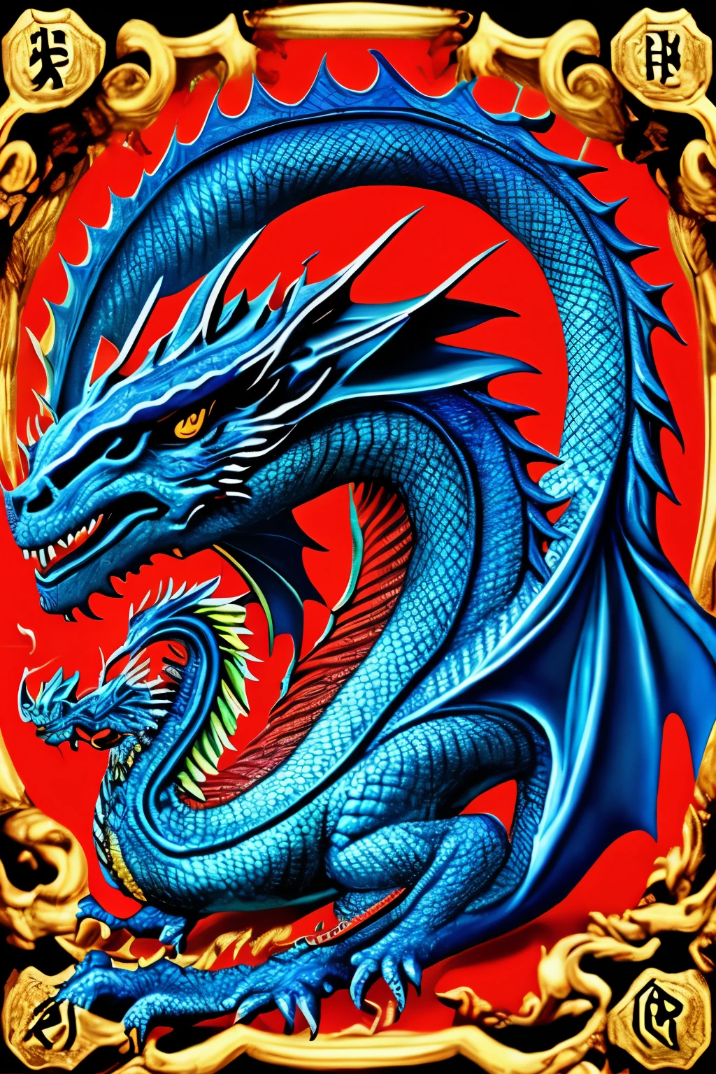 dragon that have 3 heads and every head is another element