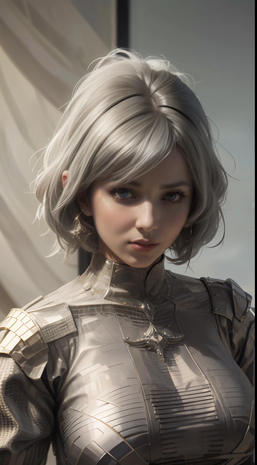 best quality, ultra high res, (anime 3D :1.4), 8k resolution, mature woman, (medium gray hair:1.3), (realistic hair:1.2), (indonesian mature woman :1.2), (realistic horny eyes:1.2), (beauty horny face, big beauty curve body, brown skin, big breast, brown nipples, at bedroom,