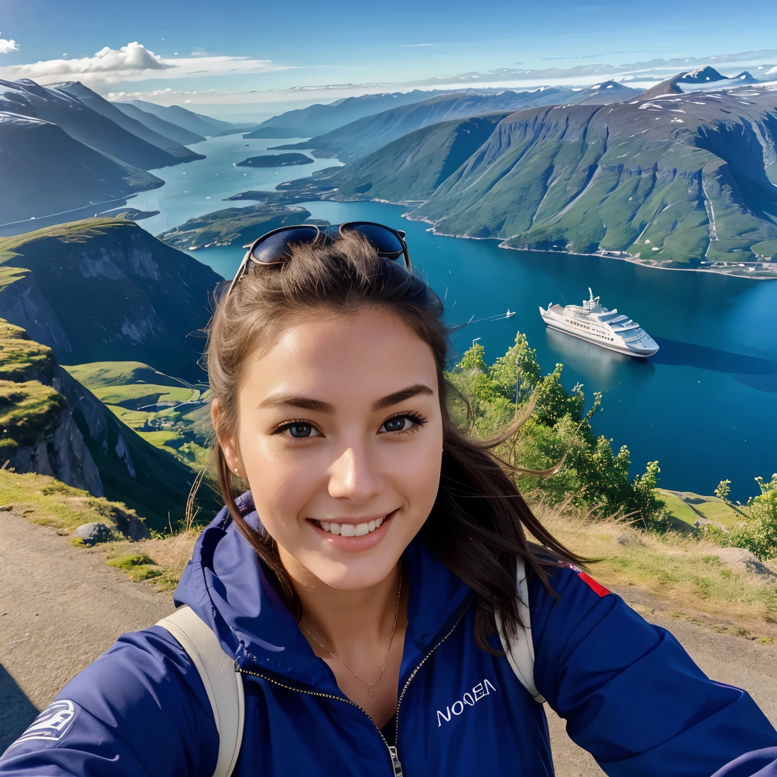 naked tits, Girl with warship details, vacation photos, moleksandra shchaslyva, Photo portrait, profile picture, standing on the deck of a ship, Alexandra Valishevskaya, profile photo, anastasia ovchinnikova