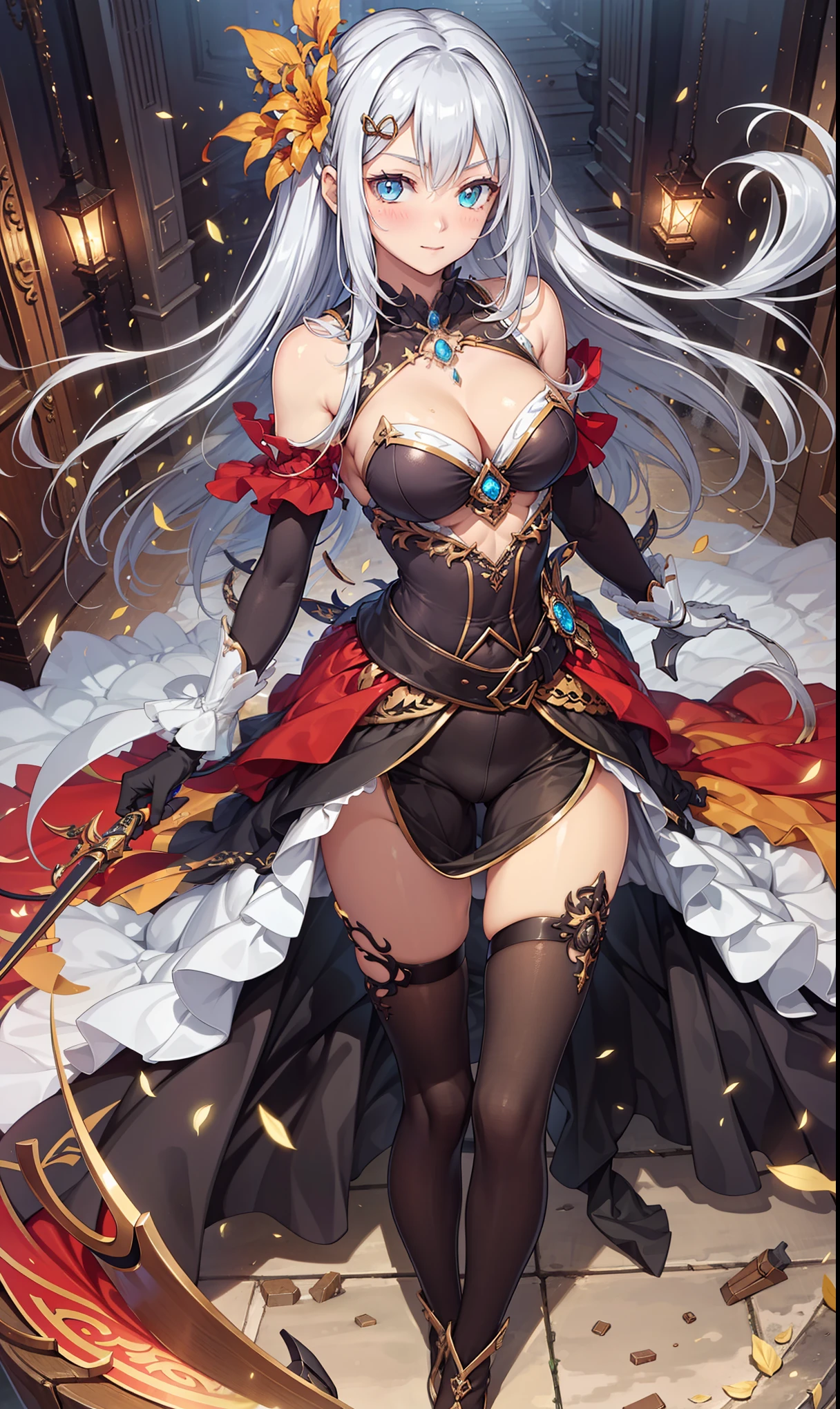 (best quality, high resolution, textured skin, high quality, high detail,Extremely detailed CG unification),1 girl,enchanted,transparent costume,happy