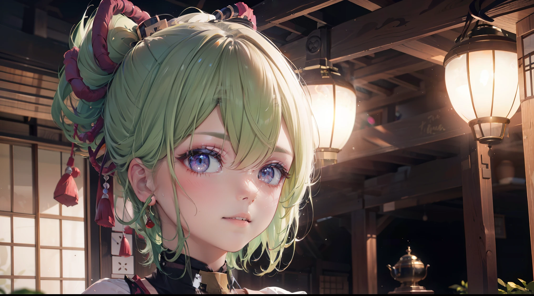 (best quality,8k,highres,masterpiece:1.2),(realistic,photorealistic,photo-realistic:1.37), ชุดเมดแบบคลาสสิค, traditional Japanese bakery,beautiful detailed eyes,happiness,glowing eyes,smiling,peaceful atmosphere,traditional Japanese clothes,working(คุณภาพดีที่สุด,เต็มรูปแบบ,โฆษณา:1.2),แสงสว่างและอบอุ่น,หวานง่มงวง,ความสุขบริบูรณ์,รอยยิ้มสดใส,sakura tree,tranquil,aroma scent,dreamlike,vivid colors,subtle lighting,traditional Japanese tea set,lively ambiance