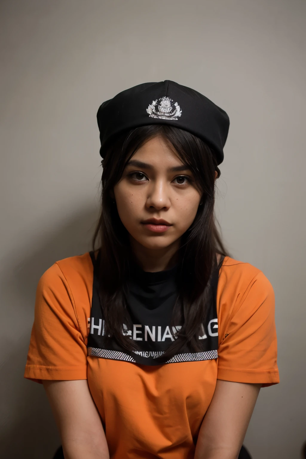 Orang Hitam yang menggunakan bandana dilengan kanan nya dan topi hitam terbalik dikepala dan dia menggunakan baju gangster Amerika dan disertai kalung yang bertuliskan THB