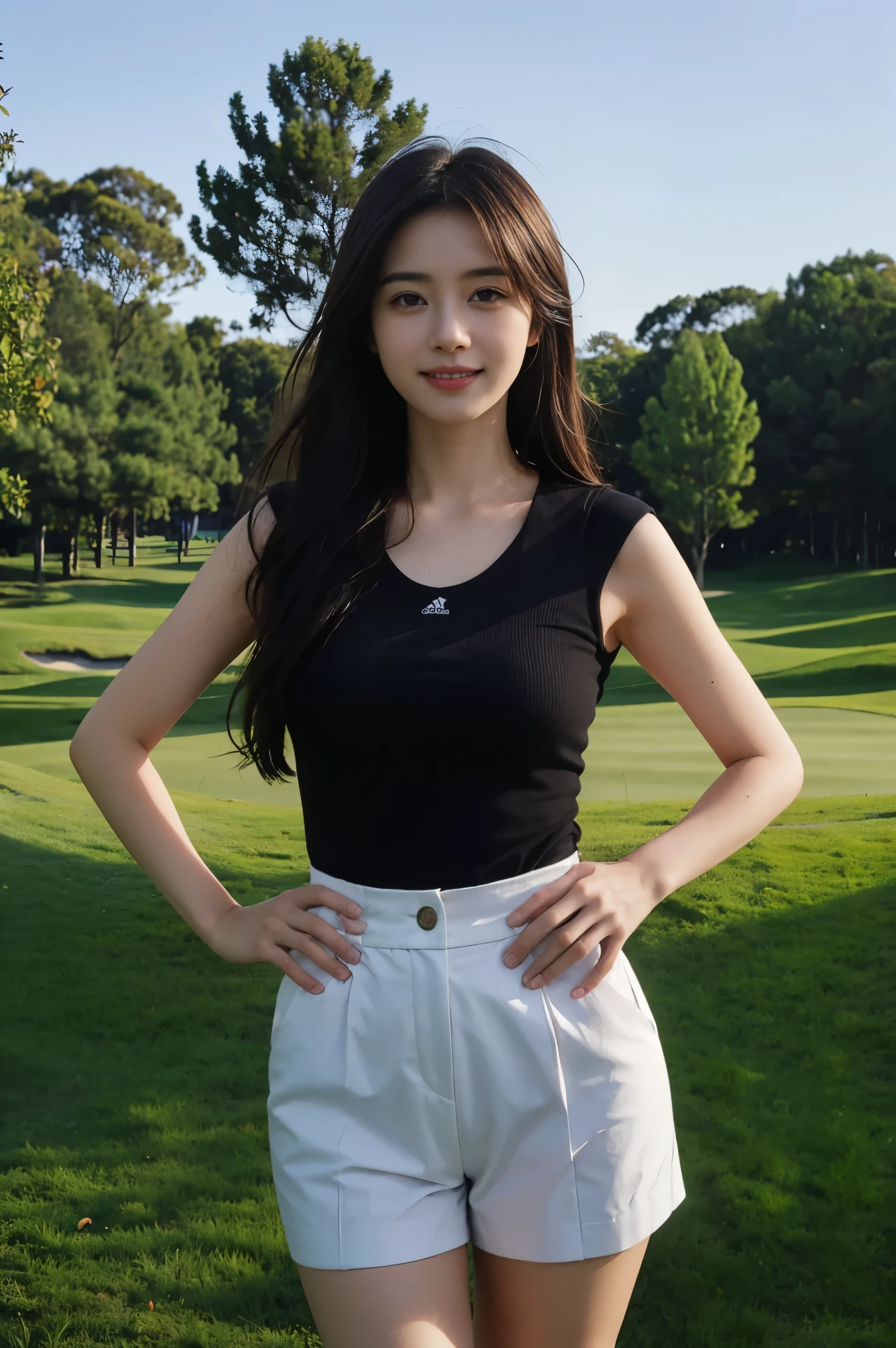 1 person,Golf Play,golf wear,Golf course,Full body Esbian,skin color, super huge breasts, Emphasis on the crotch,Cleft in the crotch,butt,wet hair, A sloppy smile,Mikami Yua-chan,Nogizaka, (8K, Live shooting, highest quality, masterpiece: 1.2), masterpiece, super detail, ultra high resolution, (realistic and realistic photos: 1.37), High-definition RAW color photo, very delicate and beautiful, 非常にdetailed, 8Kんでウォールペーパー, amazing, detailed, 非常にdetailedな目, 非常にdetailedな肌, 非常にdetailedな指, 非常にdetailedな鼻, 非常にdetailedな口, perfect anatomy, actress、25 years old、tall、Cafe、restaurant、Italy、America、Australia