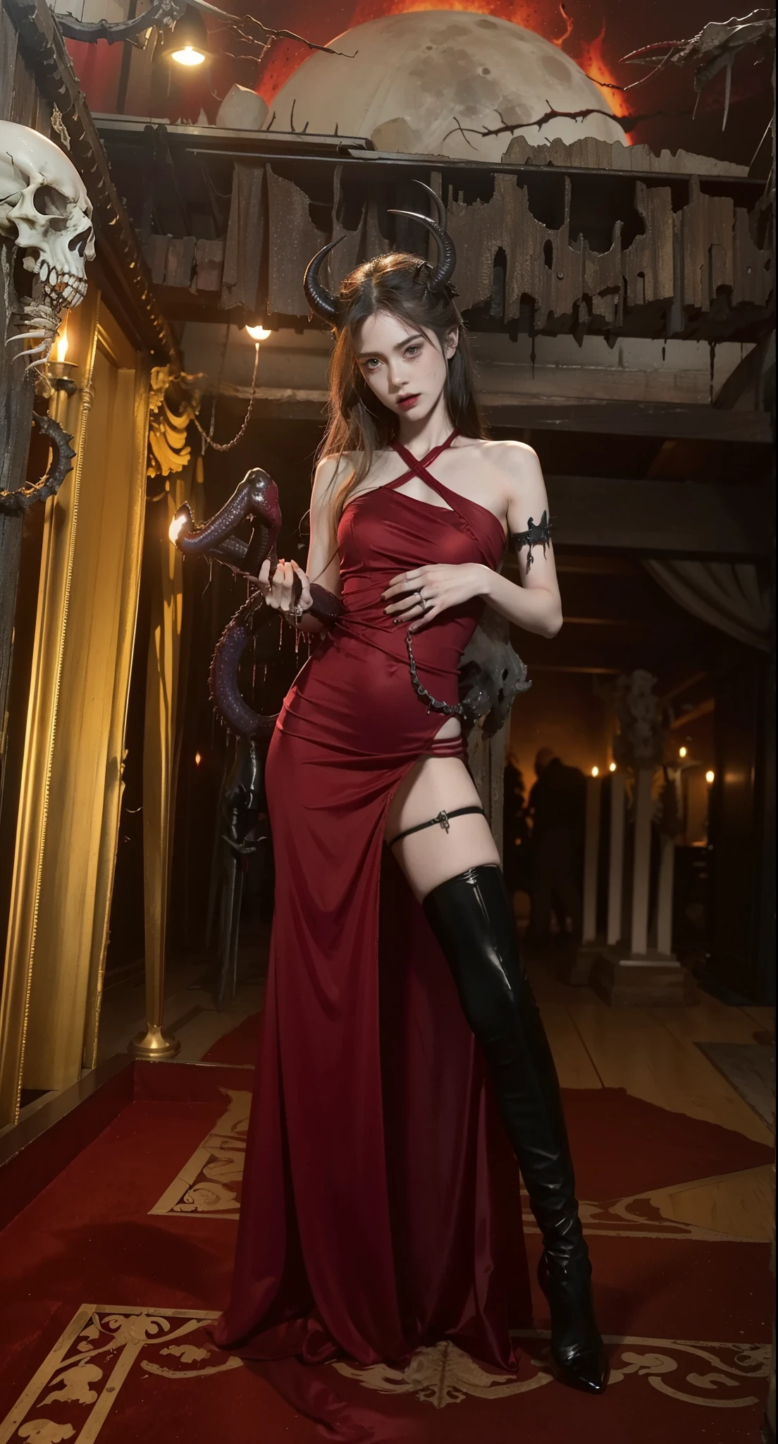 beautifully,Picture of a box full of swords,wing, succubus theme,the fallen angel,Excellent,scary,secret terror,tentacle,have eyes,The Uncanny Valley effect,little beast blood moon,Skeleton skeleton,vampire,hell fire,