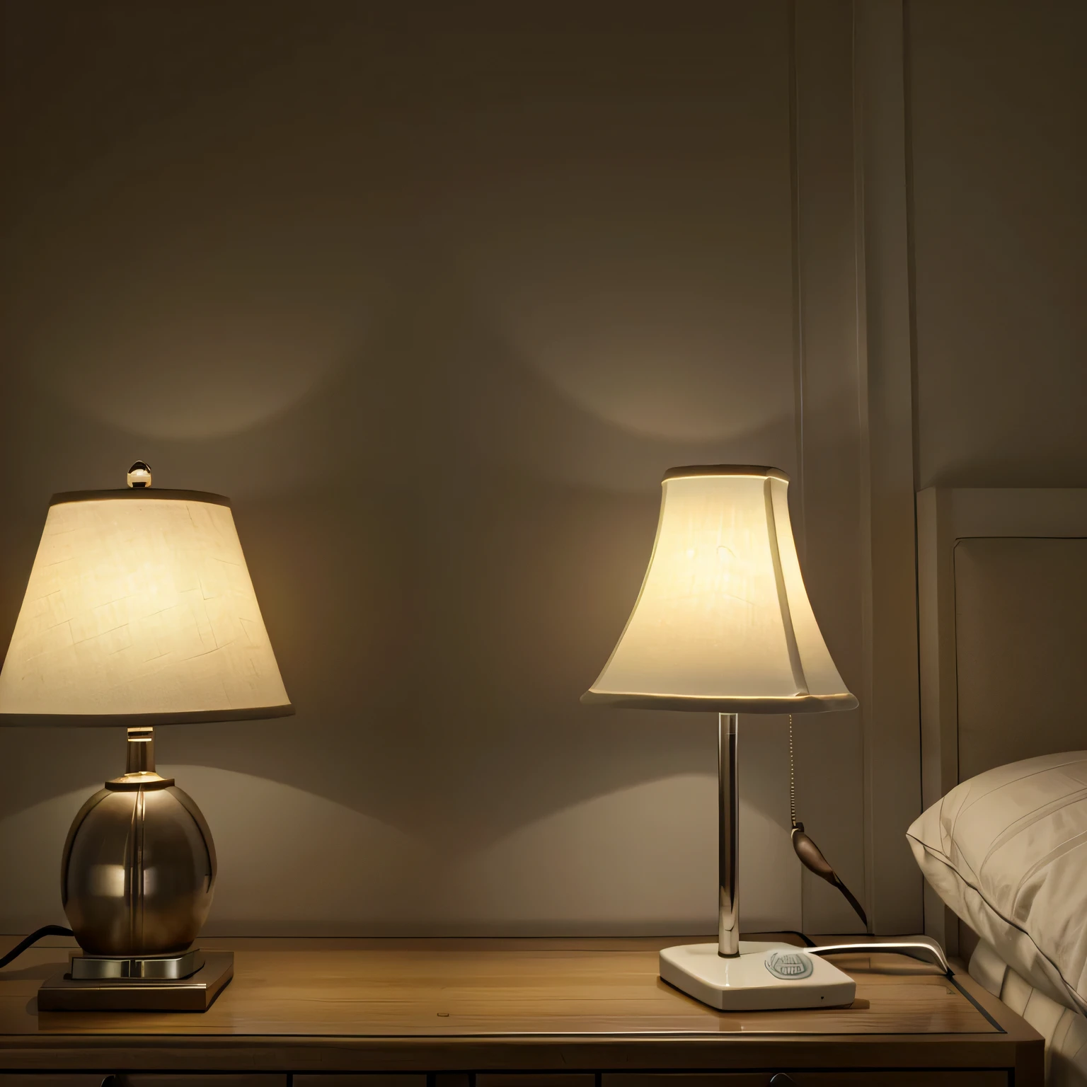 Table Lamps close-up shot of a switch and plug