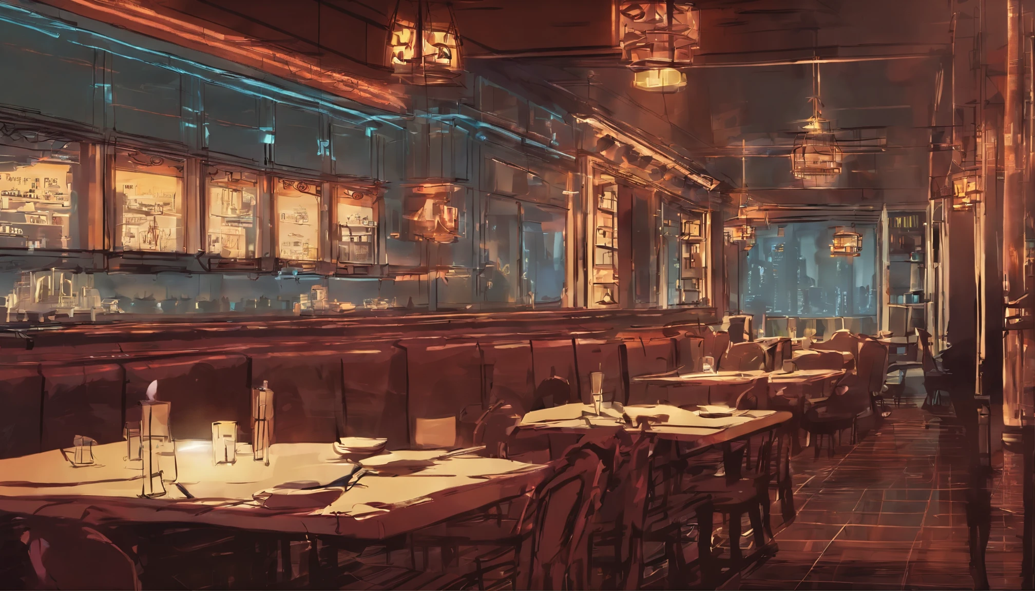 empty restaurant photo