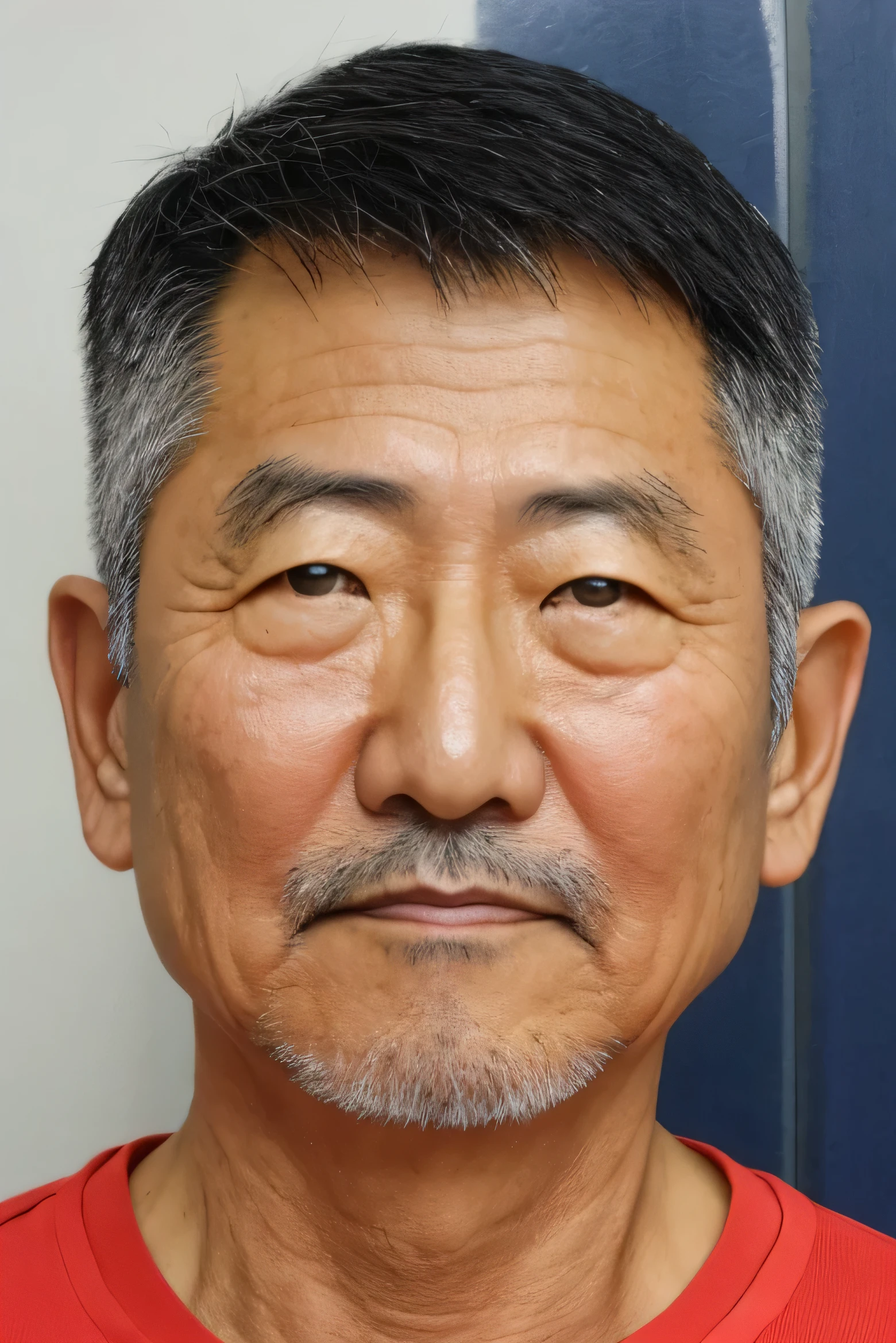 45 years old　male　Japanese　face