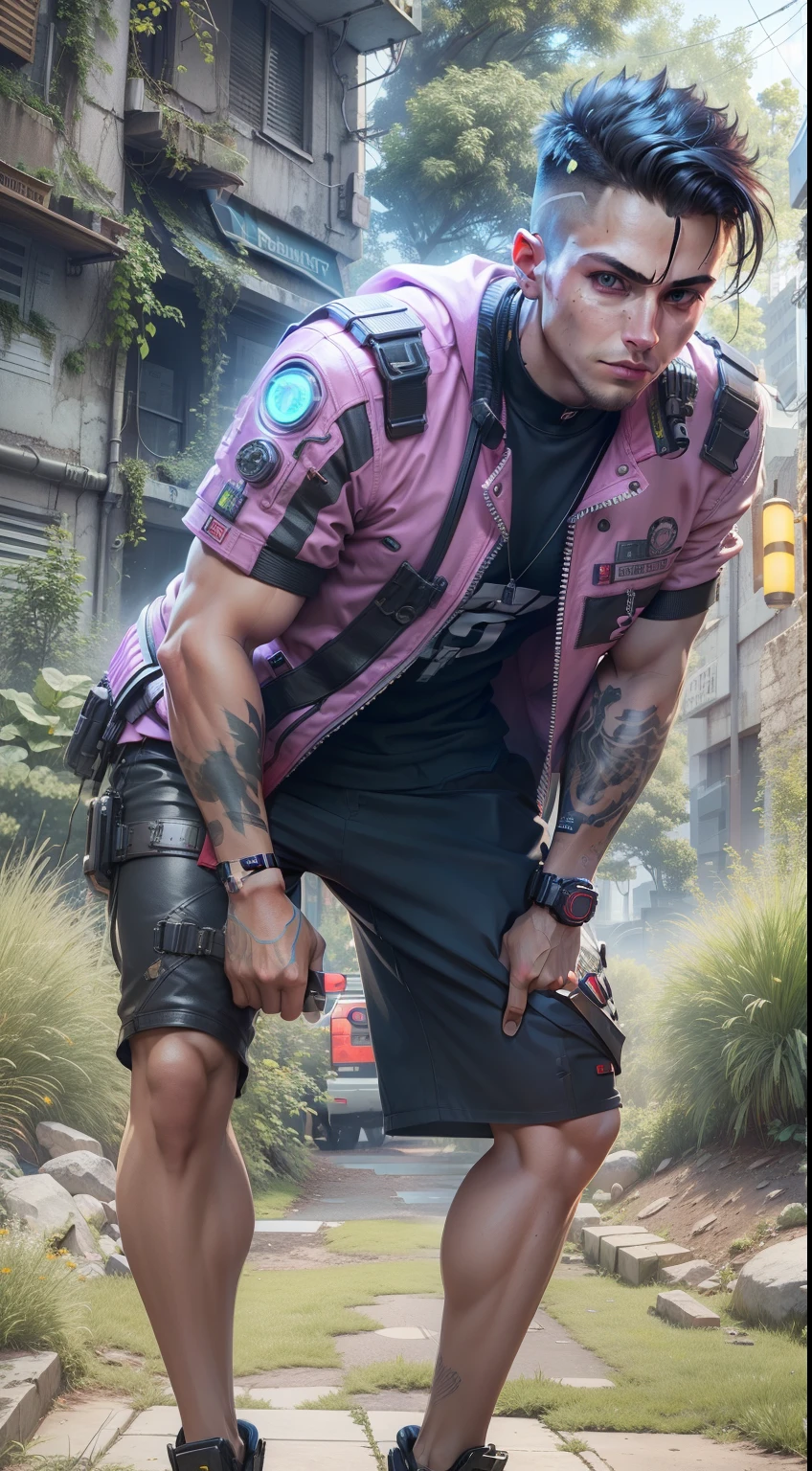 cyberpunk,smartboy,lighting realistic background,8k,u4