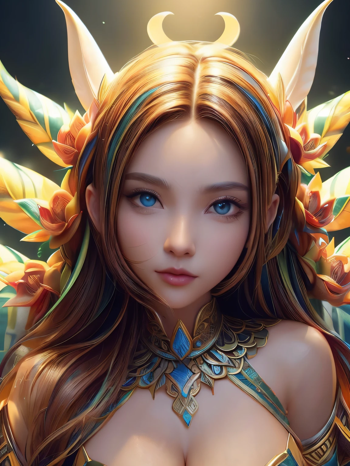 (Best quality, 4k, High-resolution, Masterpiece:1.2), Ultra-detailed, Realistic, Radiant lighting, Epoch Elves, Portraits, Fantastical colors, Fine art, Ethereal beings, Dreamlike, Whimsical creatures, Detailed facial features, Glowing eyes, Elven beauties, Ethereal glow, Mythical creatures, Harmonious composition, Dazzling colors, Stunning visual effects, Otherworldly appearance, Mesmerizing artistry, 