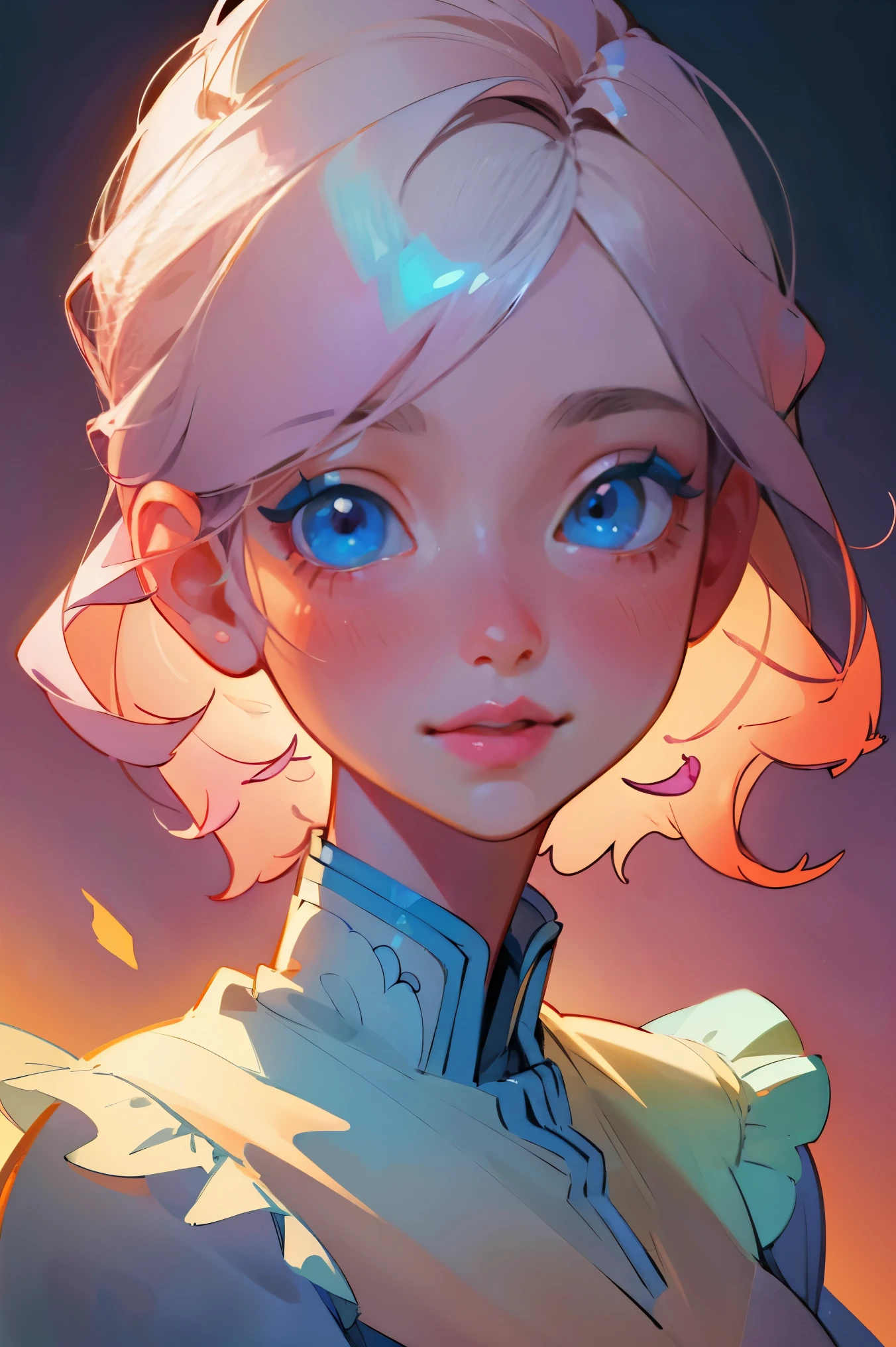 (feminine boy,feminine school uniform),illustration,detailed,soft and delicate colors,portrait,beautiful detailed eyes,luscious lips,long eyelashes,lively expression,blushing cheeks,cute and innocent smile,lighting to enhance delicate features,soft and ethereal lighting effect,highres,ultra-detailed,realistic