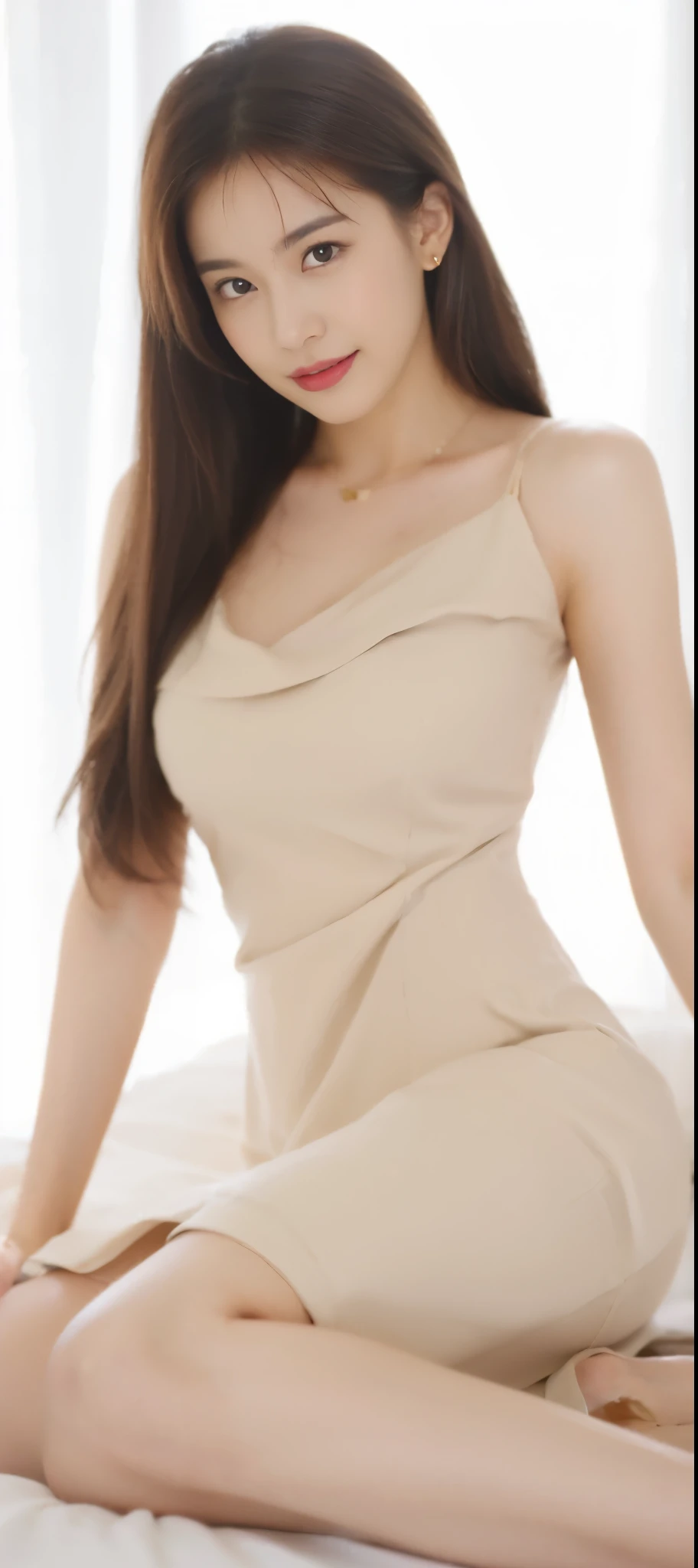 ((Top Quality, 8k, Masterpiece: 1.3)), Beauty, 1 Girl, Big tit:1.3, Slender Abs: 1.1, wet Hair, (sleeping in bed, Open Legs: 1.2), Ultra Detailed Face, Highly Detailed Lips, Detailed Eyes, Double Eyelids, bukkake, fullnude:1.3, open your legs,No makeup, Near and far law, depth of fields, A hyper-realistic,(tight fit transparent dress), cameltoe, rainy days, detailed body, facing above