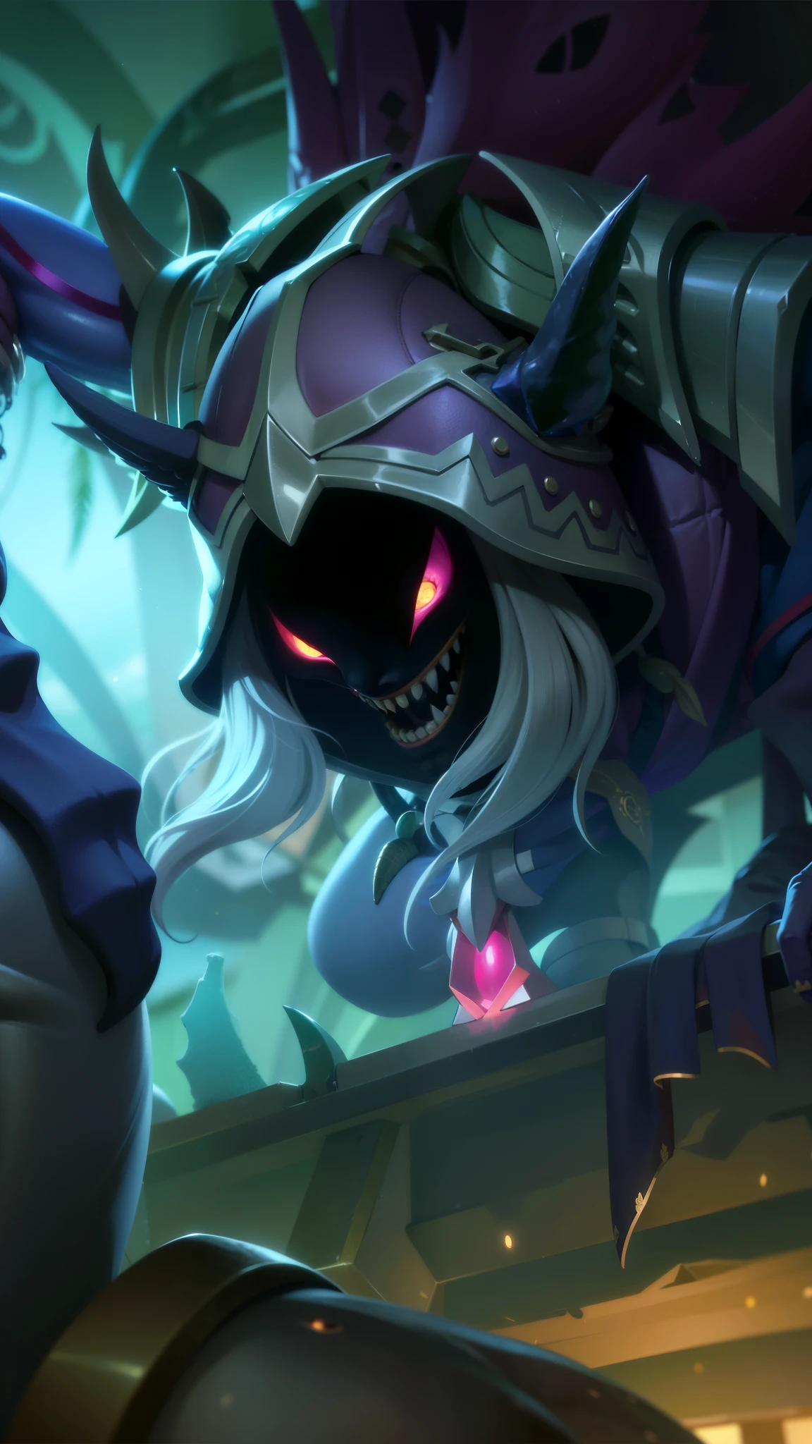 masculine male, masterpiece, ((perfect eyes)) best quality, (semirealism:1.9), beautiful lighting, (extremely detailed CG unity 4k fhd wallpaper), High Detail, Sharp focus, dramatic outdoors, 25 years old, white short hair, Boy with two big horns, big earrings on ears, elf ear, red eyes, Thick eyebrows, evil smile, grinning, red body, red face, Burning skin, yellow diamonds glistening on chest, burning red skin, golden robe behind, big white belt, 8k, realistic, tato, scary, strong red eye glow (red eye:1.2).