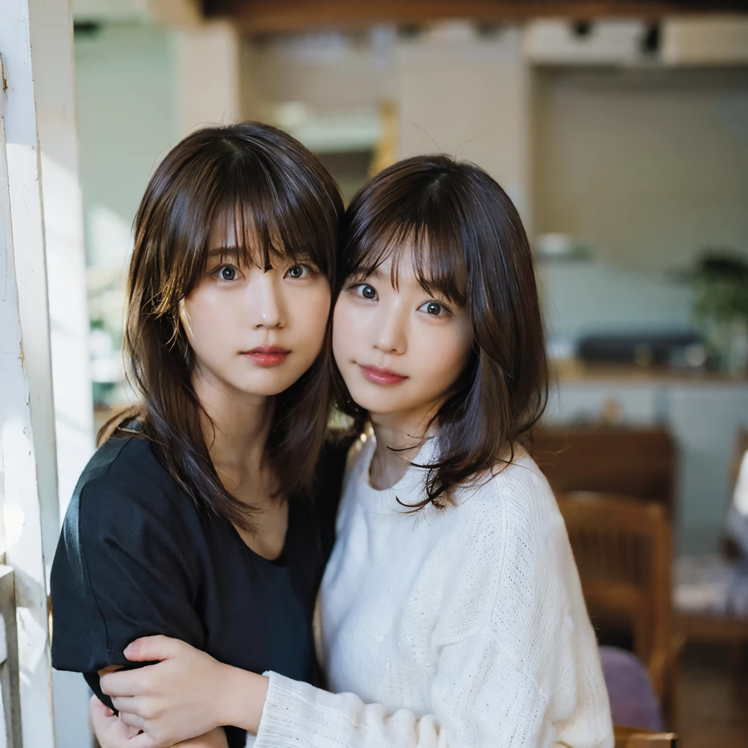 perfect girl、identical twin sisters、lesbian
