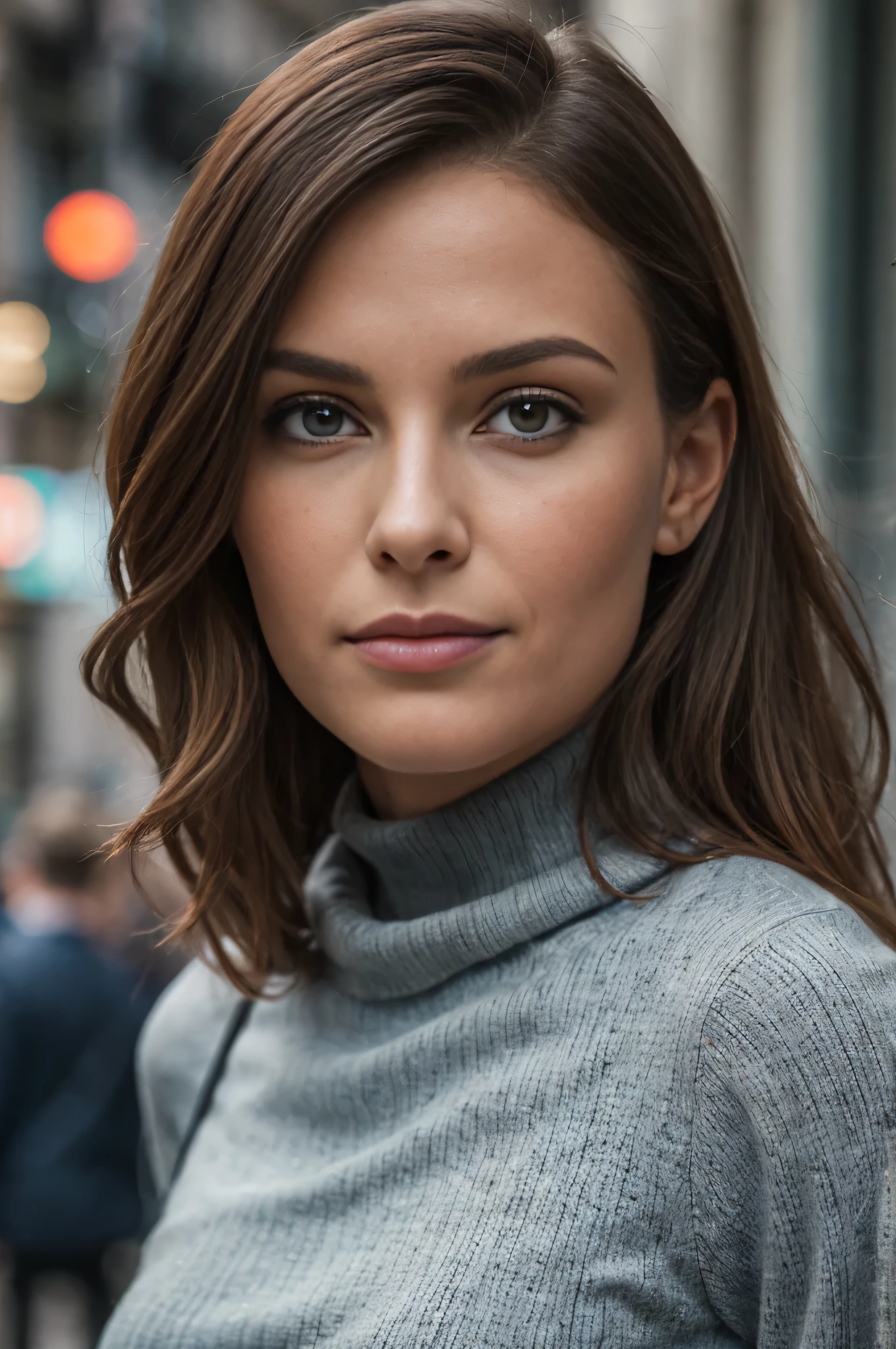 Photographie dune fille ROUSSE magnifique, Dans la ville, portant un t-shirt ????, enjoying, Fille, summer, Fille chaude, (((taille moyenne du buste))), cheveux bruns, long_Cheveux, Look into the camera, symmetrical face, Fotorealistisch, Photographie, Spectacular lighting,, splendide, occidental, (masterpiece), best quality, high resolution, extremely detailed, Peau avec pores, blured background, Profondeur de champ, cinema lighting