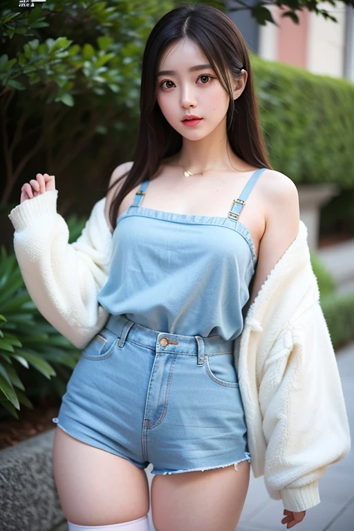 (masterpiece), (best quality), highly detailed, HDR, 1girl, solo focus,
Skindentation: subtly visible texture on the girl's skin,
运动文胸 (motion breasts), 短裤 (short pants), 连裤丝袜 (tights),
Perfect face with puffy cheeks,
大眼睛 (big eyes), 圓咱眼睛 (puffy eyes),
Perfect eyes with long lashes,
初音未来 (voices of Youth, possibly referring to a manga or anime),
Extremely detailed face,
睫毛 (