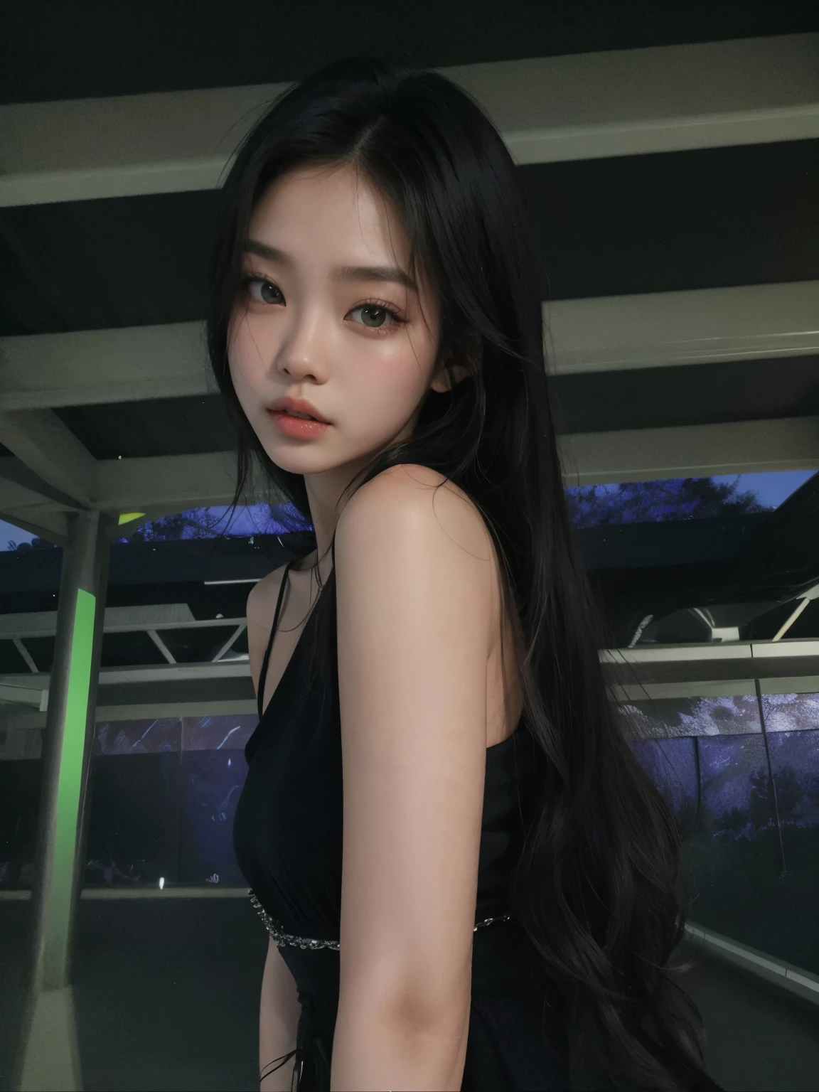 Araffe  com cabelo preto longo posando para uma foto, jennie blackpink, jossi do blackpink, portrait of jossi do blackpink, Heonhwa Choe, Jinyoung Shin, Ulzzang, imagem de perfil,  coreana, jaeyeon nam, garota gótica coreana cruel, parque roseanne de blackpink, taejune kim, Sun Yunjoo, imagem de perfil