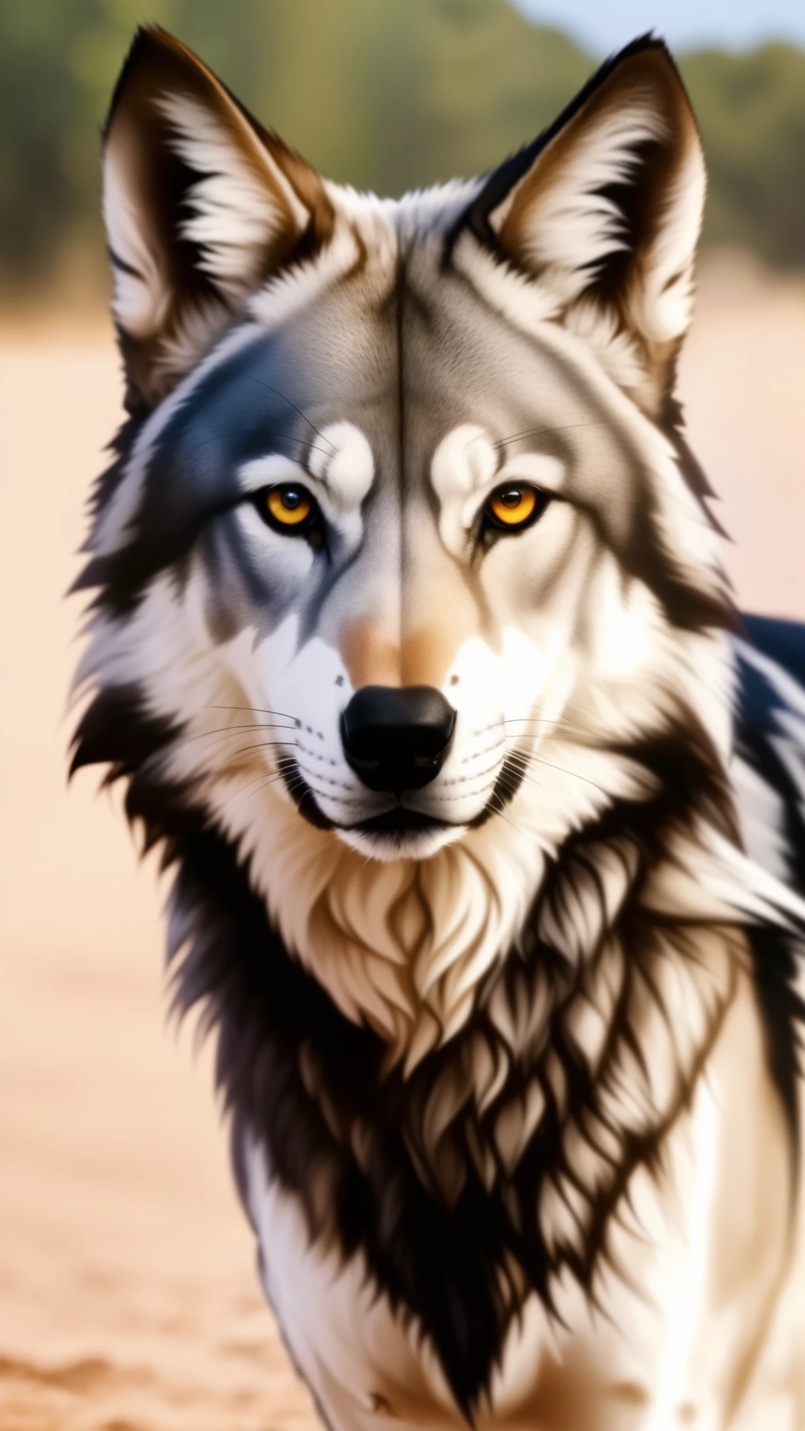 a painting of a No or with blood on the face, Lobo no inferno, No or, photo of No or, portrait of No or fantasy, imagem do avatar, He ad No or, Grim - Lobo, Big No or, portrait of No or, No or, No or alp ha head, wolp, foto de perfil, AngieNão or, No or, alto detalhamen to), He has No or yellow eyes, Meio Lobo, No or dark grey