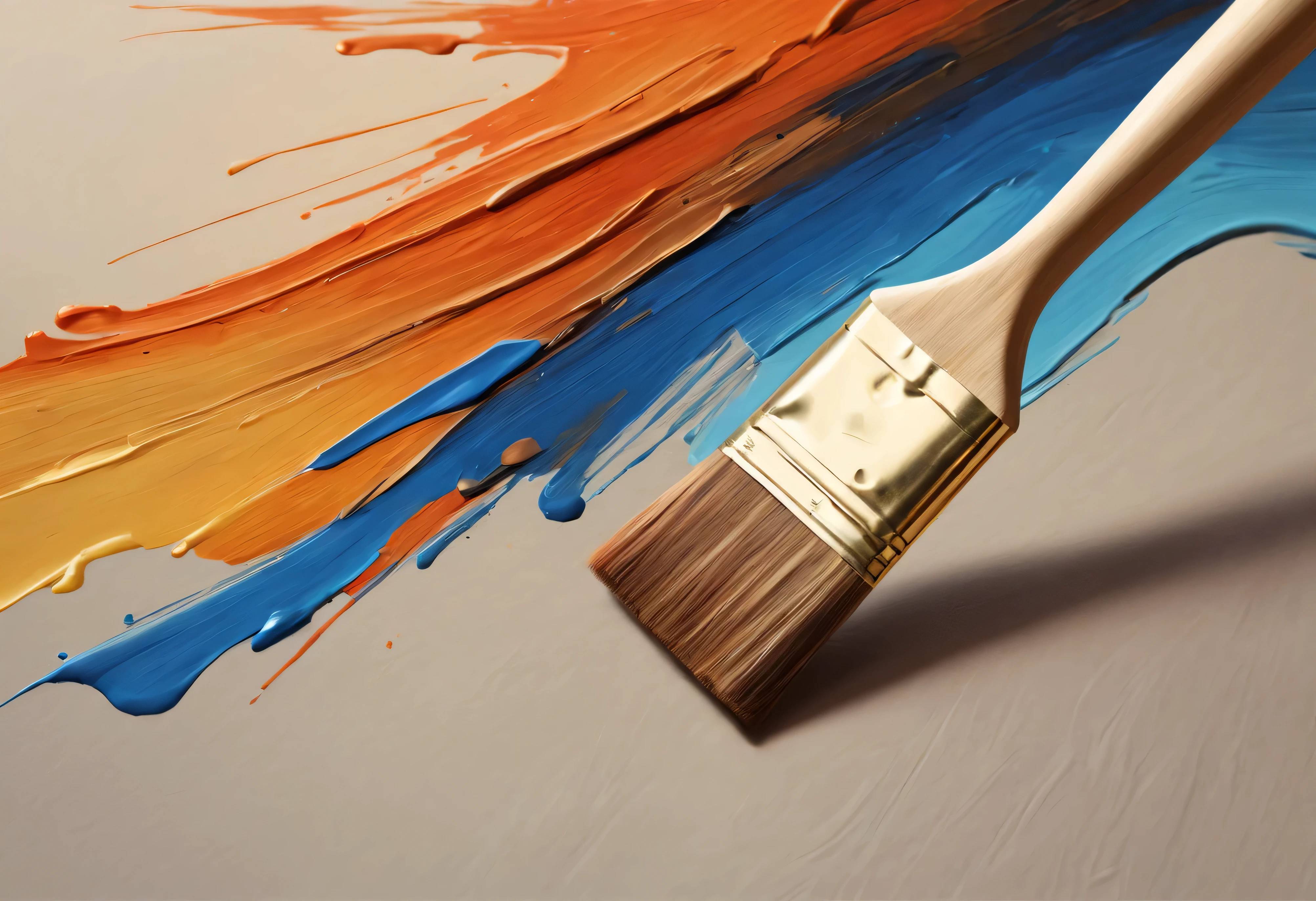 Horizontal oil paint brush-wharine decorative design background wallpaper,(best quality,4K,8k,high resolution,masterpiece:1.2),minimalist,Super detailed background or wallpaper