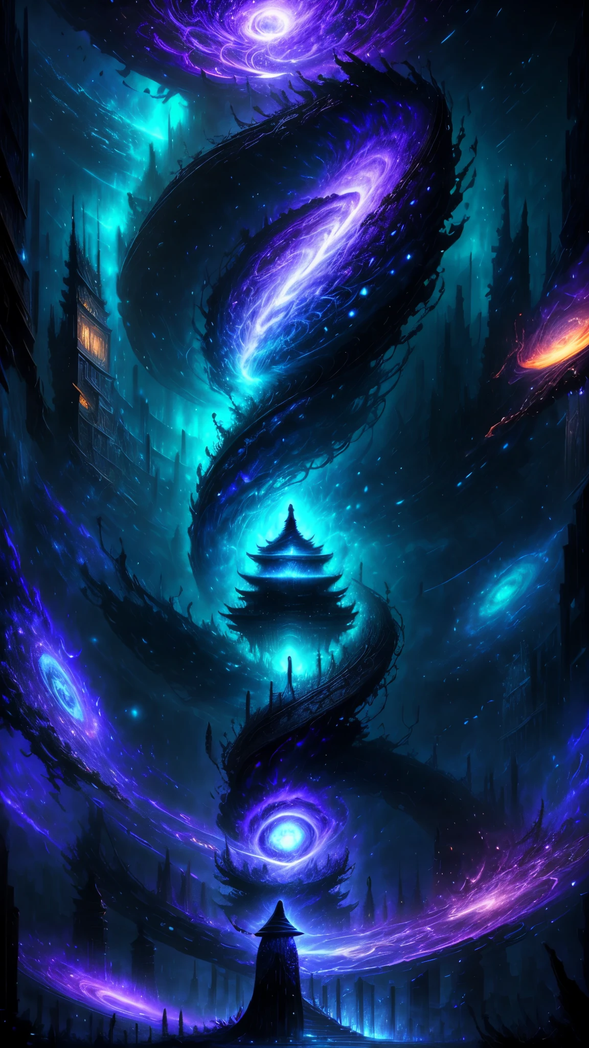 image of a wizard man standing in a magical library with books, endless books, borne space library artwork, books cave, fantasy book illustration, spiral shelves full of books, infinite celestial library, an eternal library, gothic epic library concept, magic library, japanese sci - fi books art, beeple and jean giraud, books all over the place