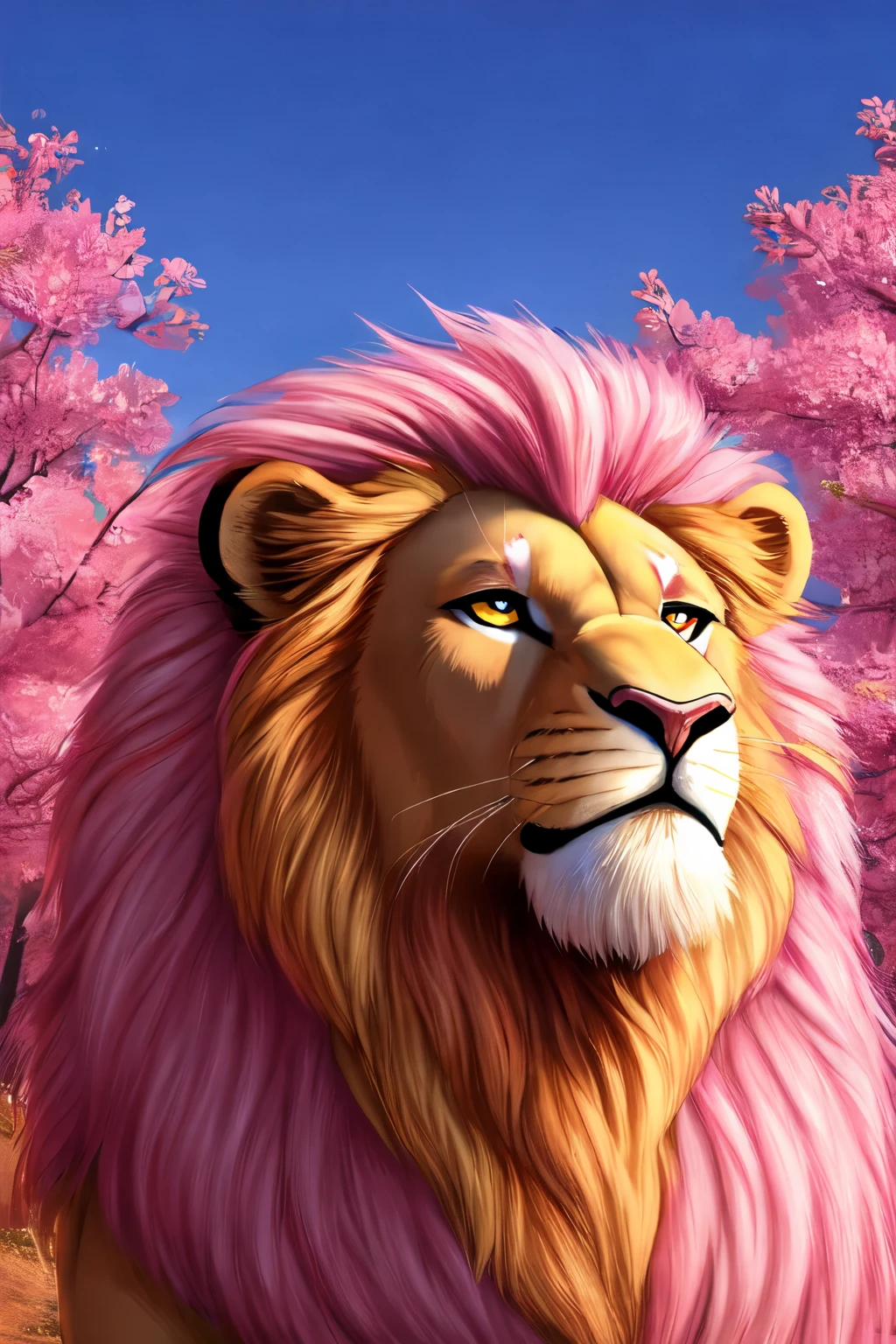 lion pink