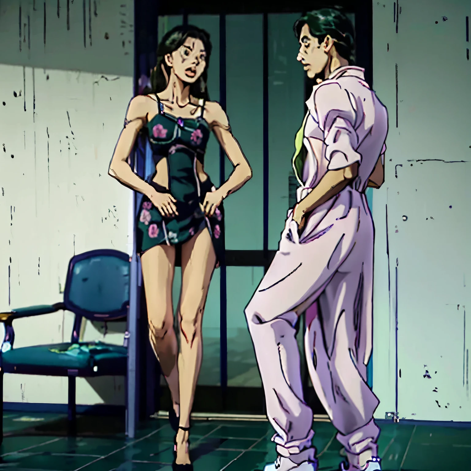 flower and bird heart,a humanoid stand-in,Elegant posture,Good body proportions