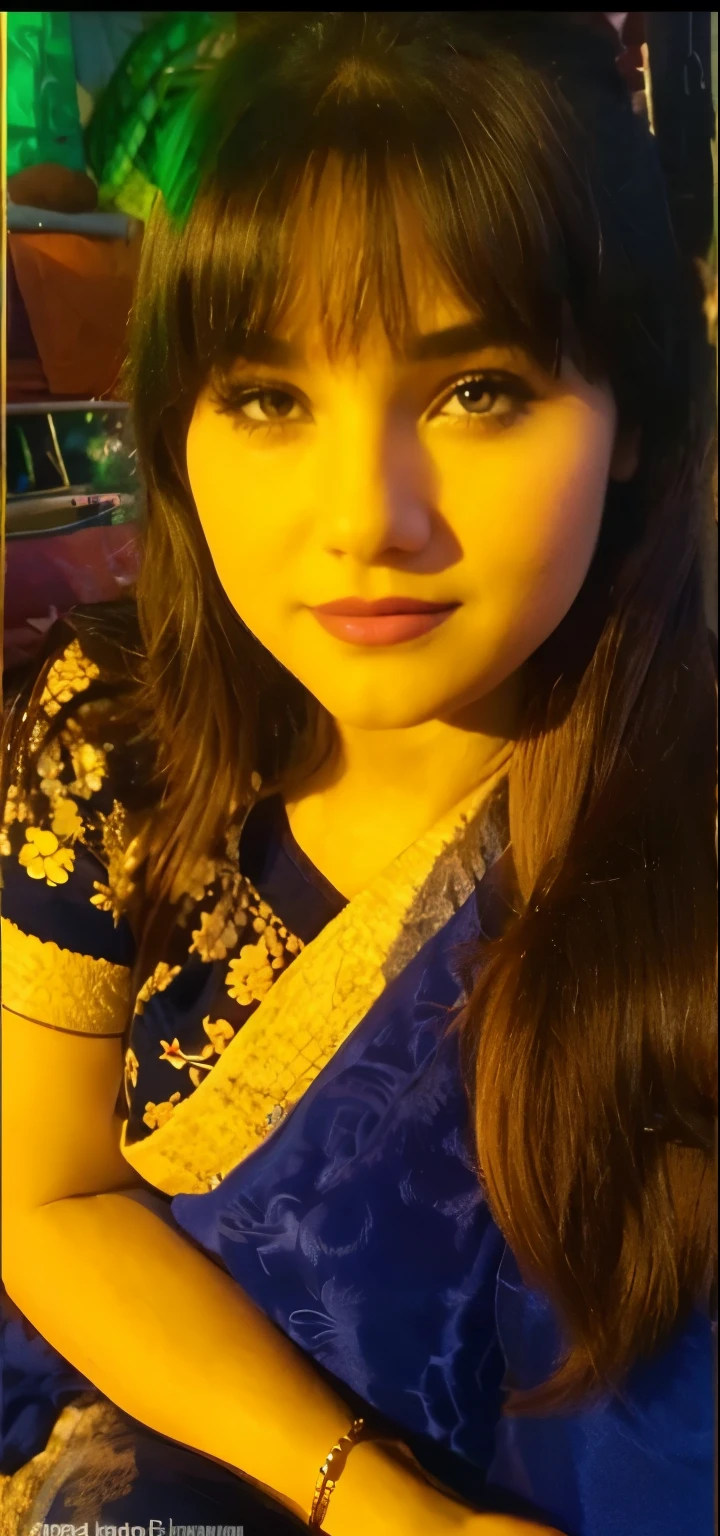 Using this face , create a girl who looks pretty hot and bold in red bikini suit and she has bigger size breasts, spreading her hands in air and smiling face.