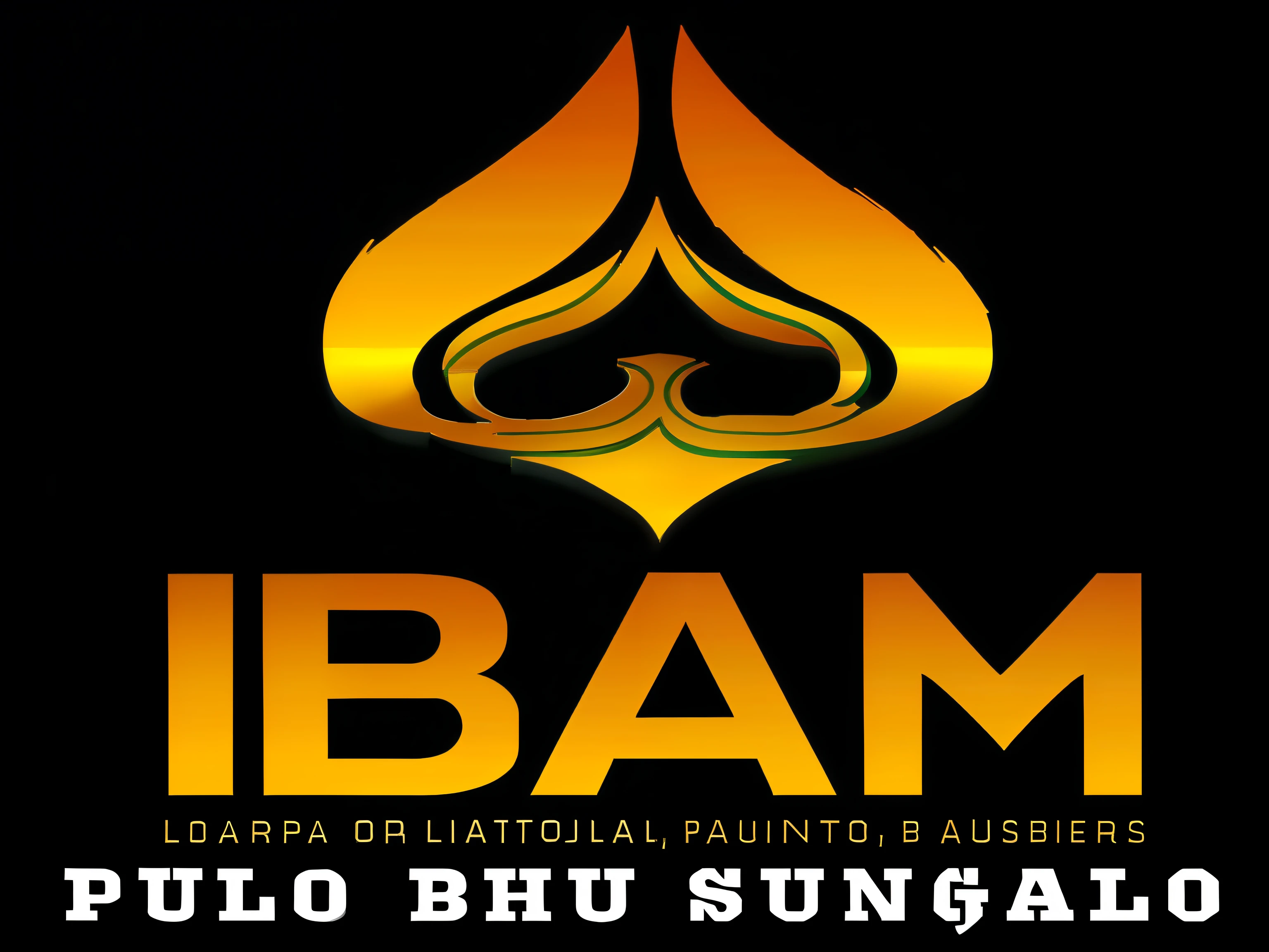 logotipo do ibam com letras douradas e fundo preto, Icbm, sao paulo, iamag, São Paulo, by João Artur da Silva, tempo, brasileiro, icaro carvalho, por John Fernando Cobo, por Italo Mus, por Ramon Silva, by Emílio Grau Sala, Brian Ingram, bishop of the rosary, LIMPAR IMAGEM