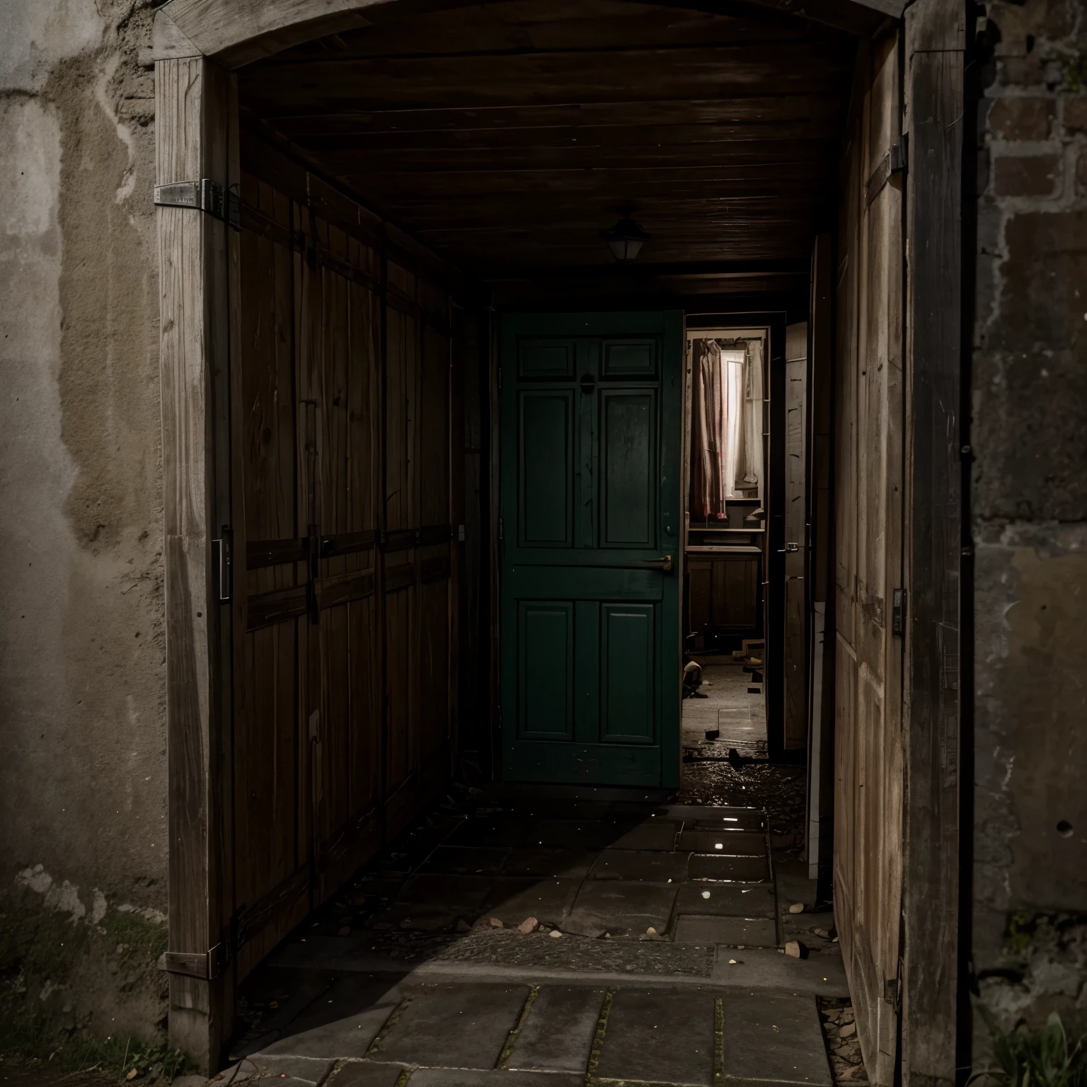 Village normand sous une attaque zombie