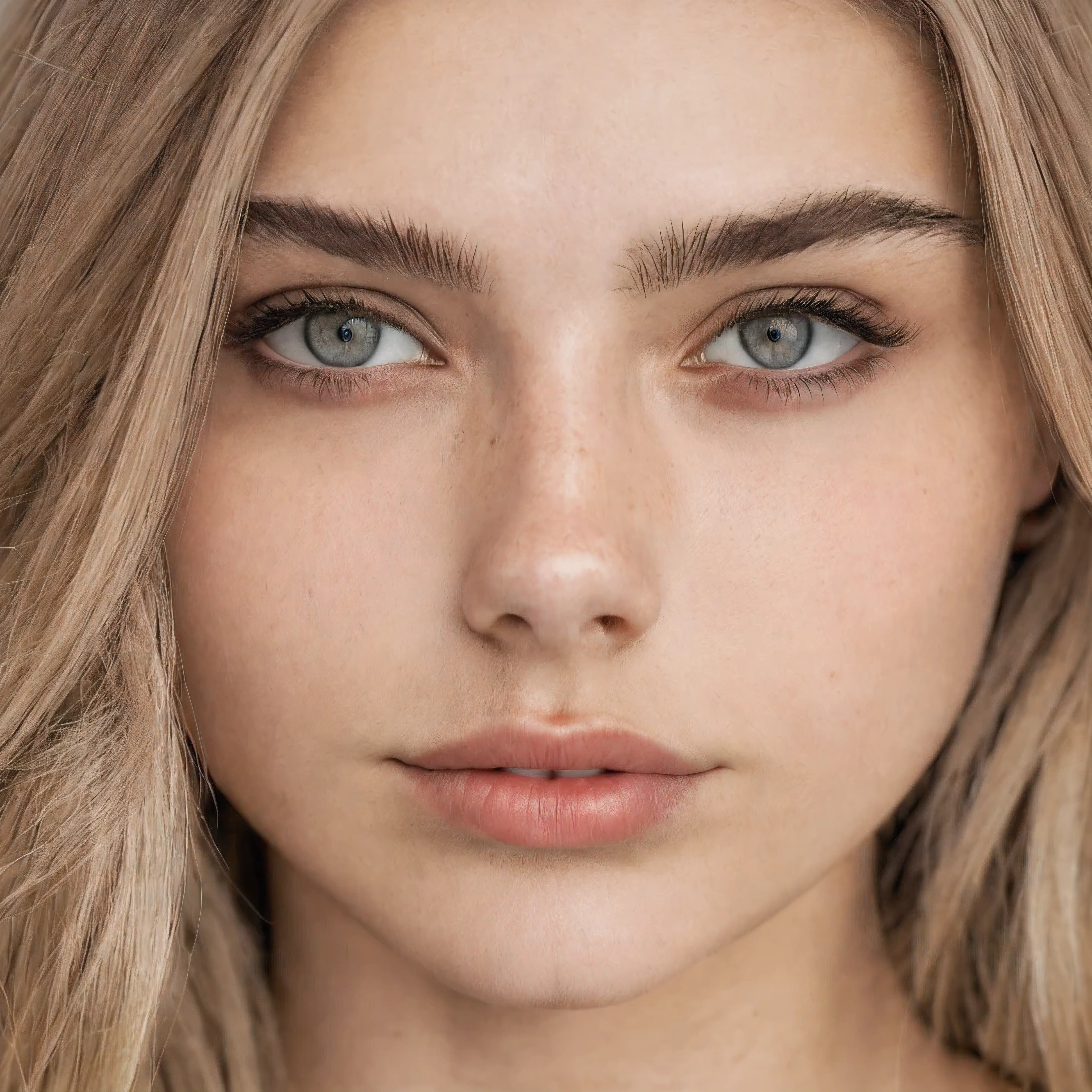 Beautiful symmetrical face, cute german model face ,Youth, 19yo, Blonde hair, Detailed hair, Skin texture, Skin realism, Sharp focus, Highly detailed, Best quality, 4k , Masterpiece, Hyper realism, Professional photography, Raw photo