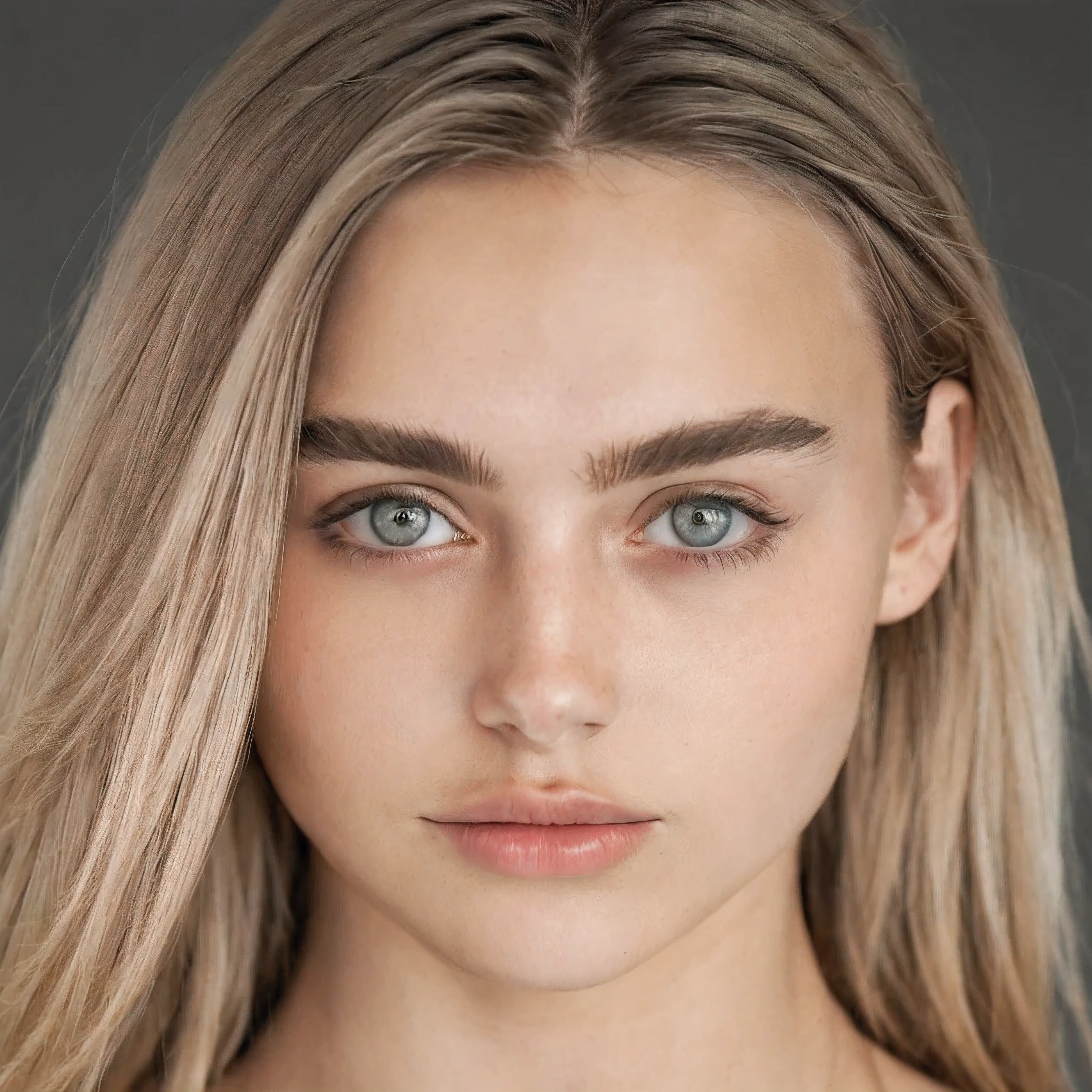 Beautiful symmetrical face, cute german model face ,Youth, 19yo, Blonde hair, Detailed hair, Skin texture, Skin realism, Sharp focus, Highly detailed, Best quality, 4k , Masterpiece, Hyper realism, Professional photography, Raw photo