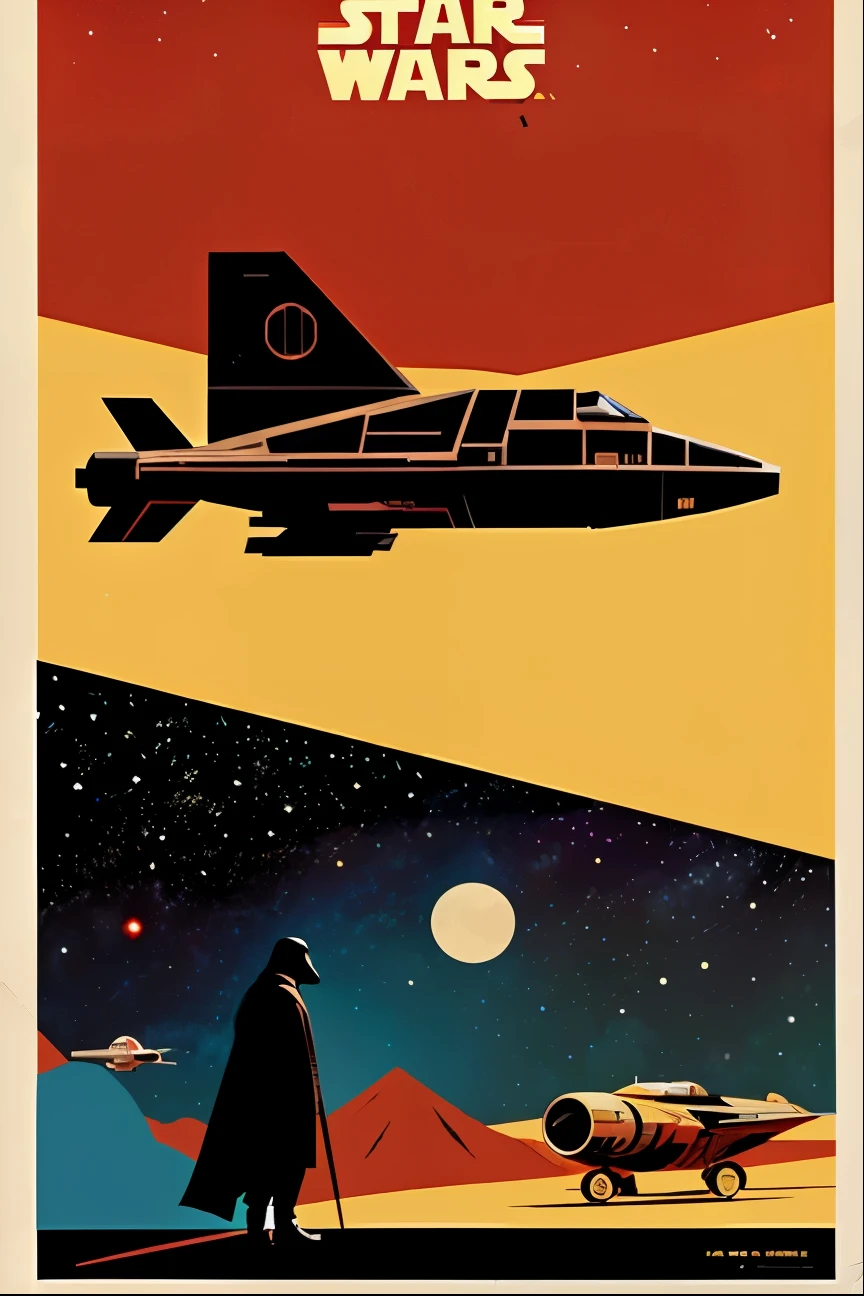 un primer plano de un cartel de un personaje de Star Wars, inspirado en Tom Whalen, inspirado en Tim Doyle, arte de la guerra de las galaxias, Arte digital de Star Wars, Star Wars Poster, por petros afshar, arte de la guerra de las galaxias deco, Estilo Travis Charest, Ambiente de Star Wars, beautiful movie poster, por Chip Zdarsky, inspirado por Ralph McQuarrie, colores blanco rojo y negro