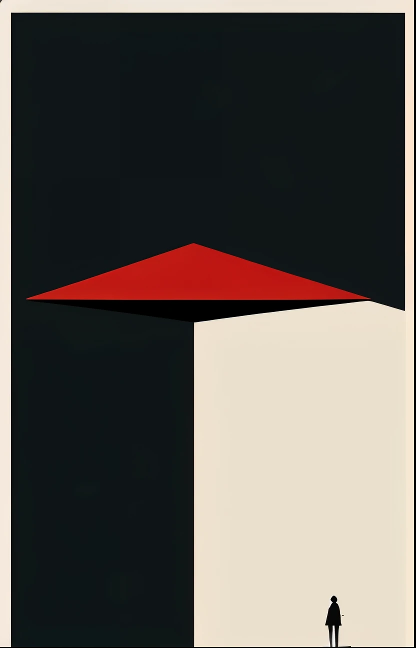 un primer plano de un cartel de una escena de Star Wars, Arte minimalista del cartel, minimal movie posters, very minimal vector art, minimal movie poster, Minimalist movie poster, Arte vectorial minimalista, 2d Arte vectorial minimalista, cielos rojos, Papel pintado minimalista, Arte minimalista, movie poster with no text, Portada estilizada minimalista, Minimalismo 2D, minimalist illustration, cielo Rojo