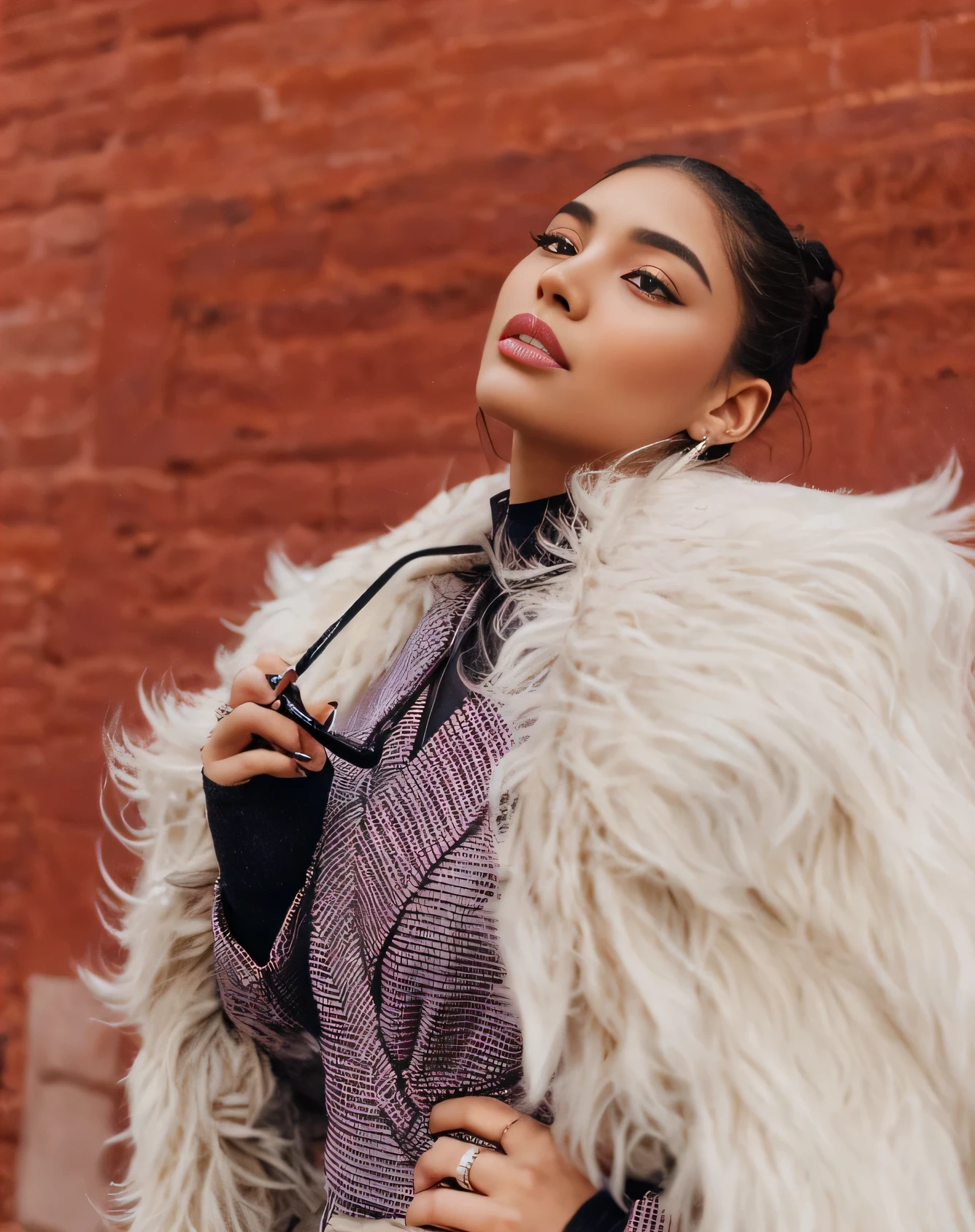 , Madison Beer, Madison Beer Girl Portrait, jaw dropping beauty, peau olive impeccable, jaw dropping beauty, Cool look, Beau visage latin, Olivia Culpo, photo of a beautiful woman, Julia Sarda, Regard sensuel, Photo de profil, Directed by: Robbie Trevino, longs cheveux bruns