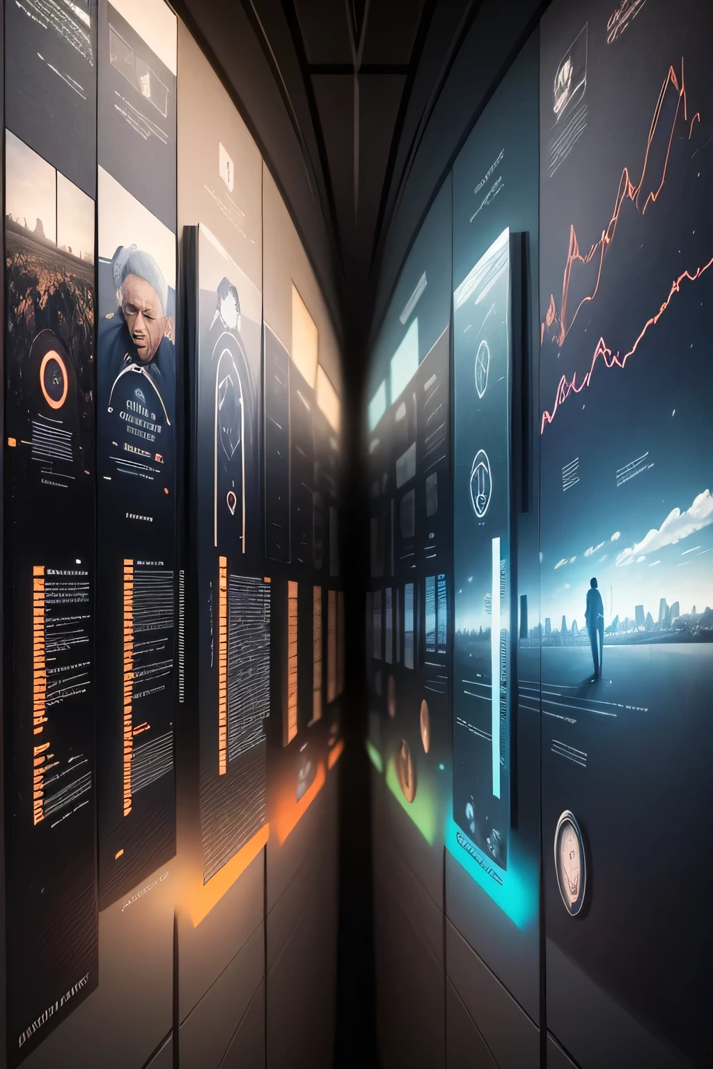 Explore the theme of parallel realities by depicting multiple timelines coexisting. Illustrate Mandela alive in one timeline and Mandela's supposed death in another, showcasing the divergence of collective memories.
Keywords: Parallel realities, multiple timelines, Mandela alive, Mandela's supposed death, divergence of memories.
