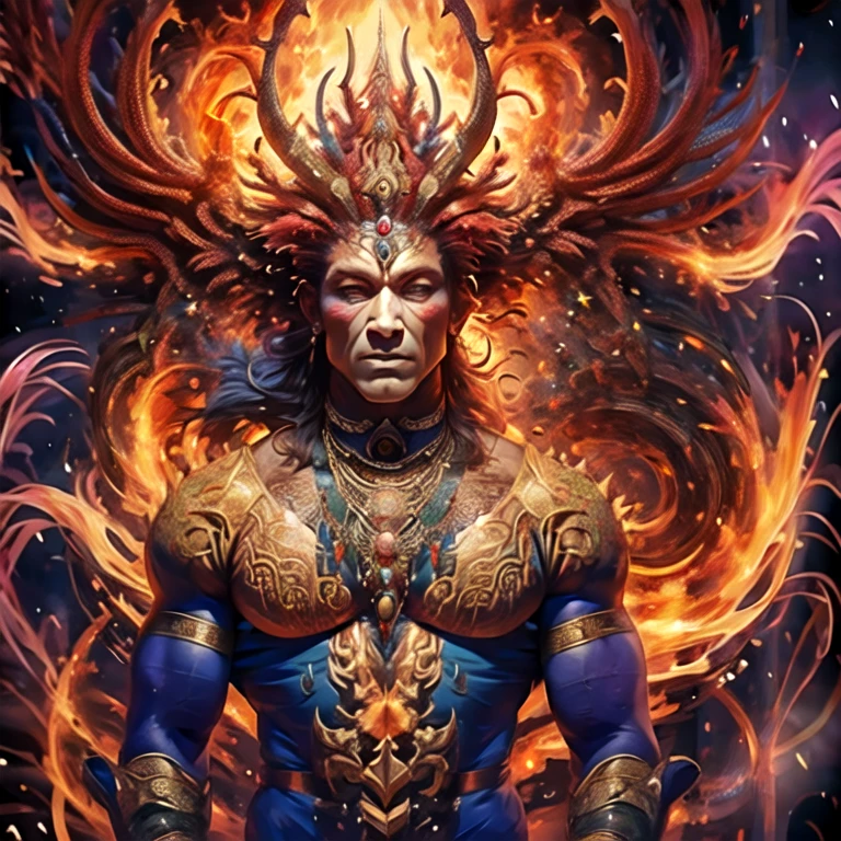 (masterpiece, best quality:1.2), Fire Devil