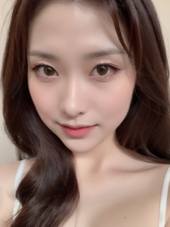 (realistic、masterpiece、Best Quality、8K、highres、high resolution:1.3)、1 girl、Big breasts、white bikini、looking at viewers、super fine face and eyes、long hair、 upper body、