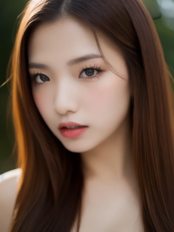 (realistic、masterpiece、Best Quality、8K、highres、high resolution:1.3)、1 girl、Big breasts、white bikini、looking at viewers、super fine face and eyes、long hair、 upper body、